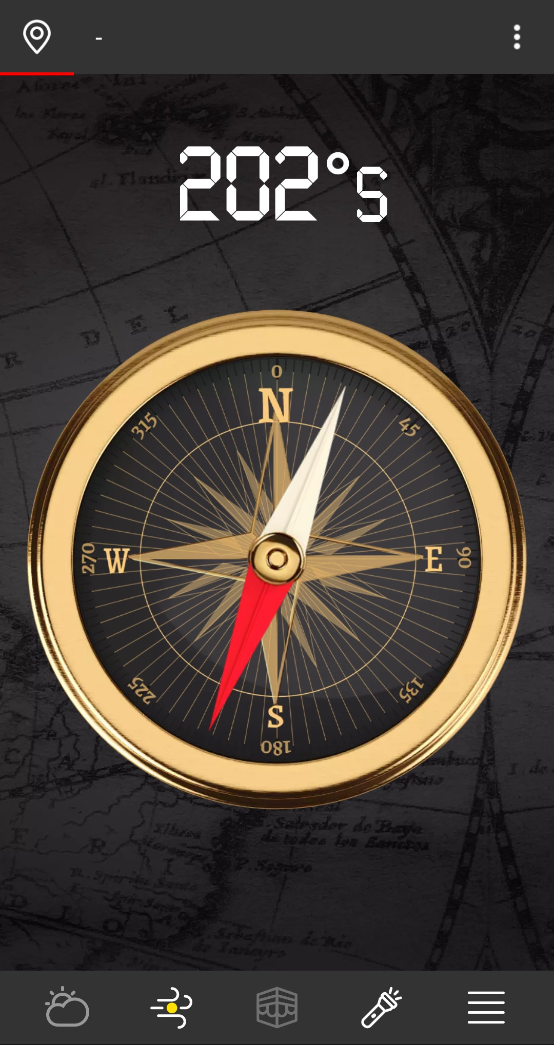 اسکرین شات 6 برنامه Perfect Compass (with weather)