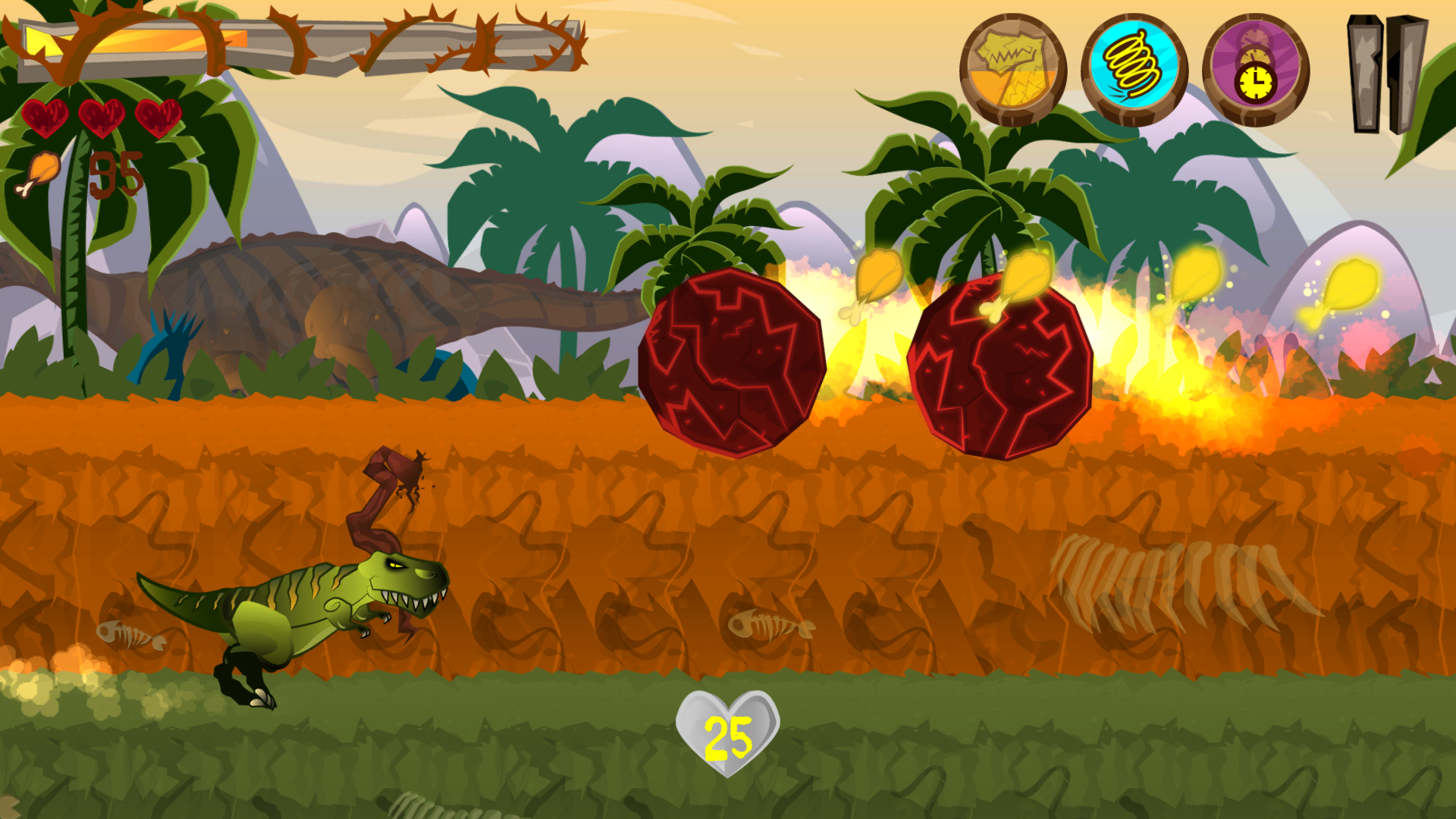 اسکرین شات 6 بازی Dino the Beast Dinosaur Game