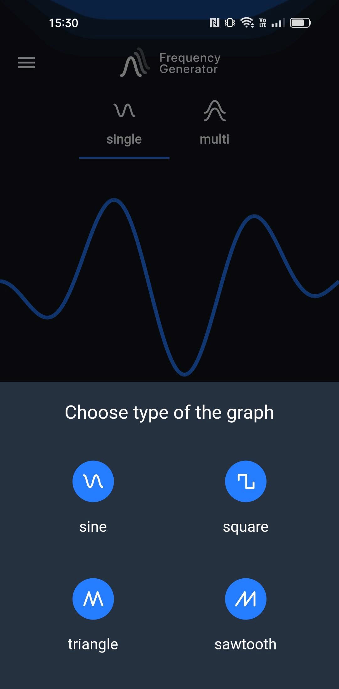 اسکرین شات 5 برنامه Frequency Generator (Sound)