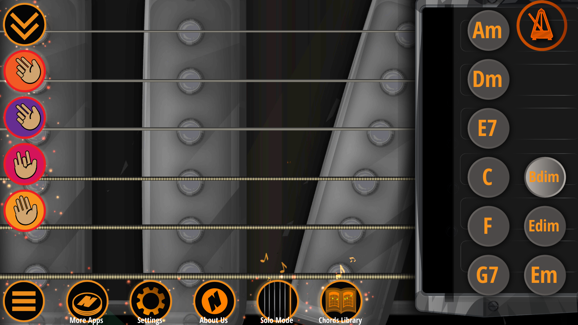 اسکرین شات 3 برنامه Guitars. Music Instruments Set