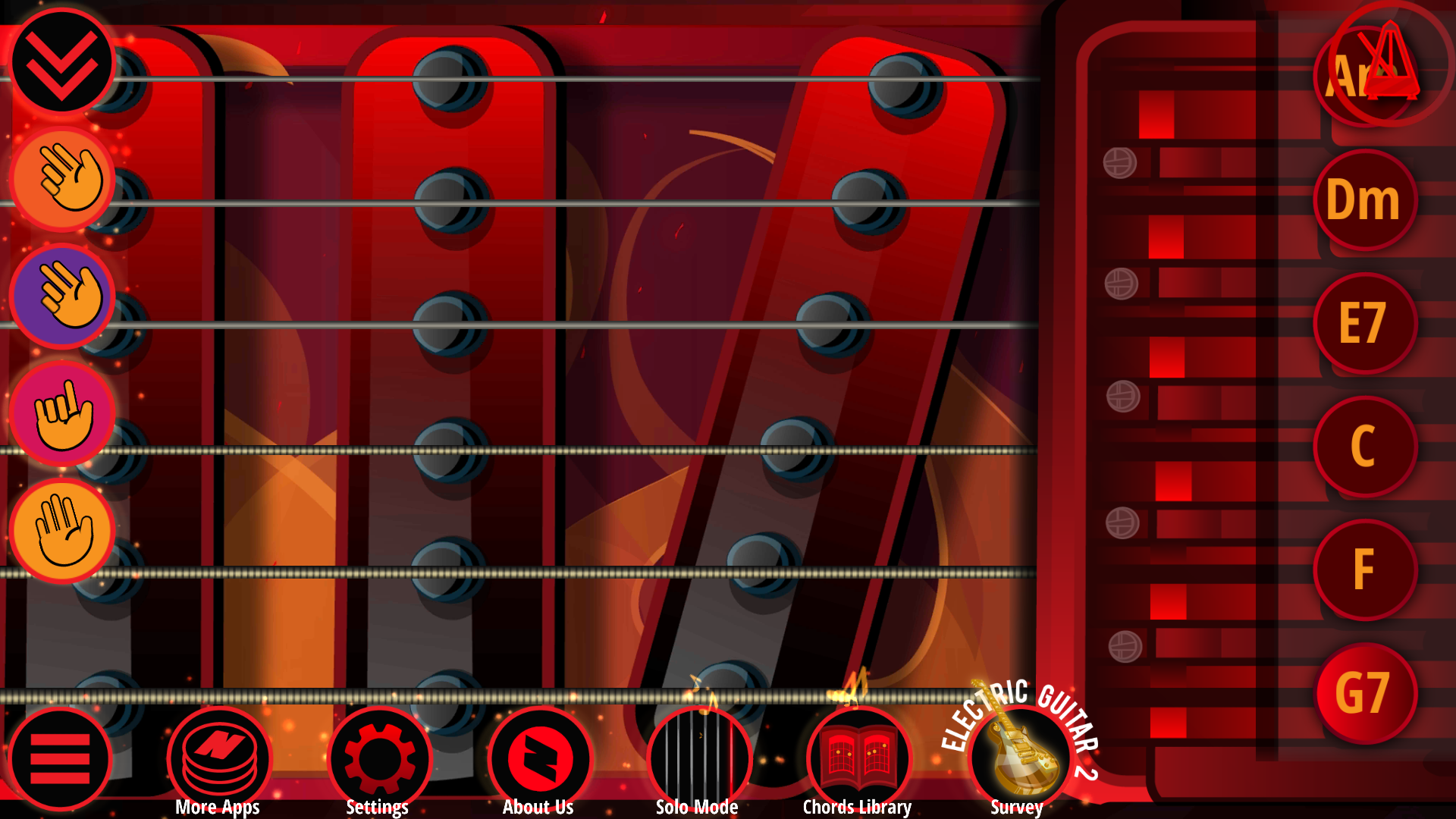 اسکرین شات 1 برنامه Guitars. Music Instruments Set