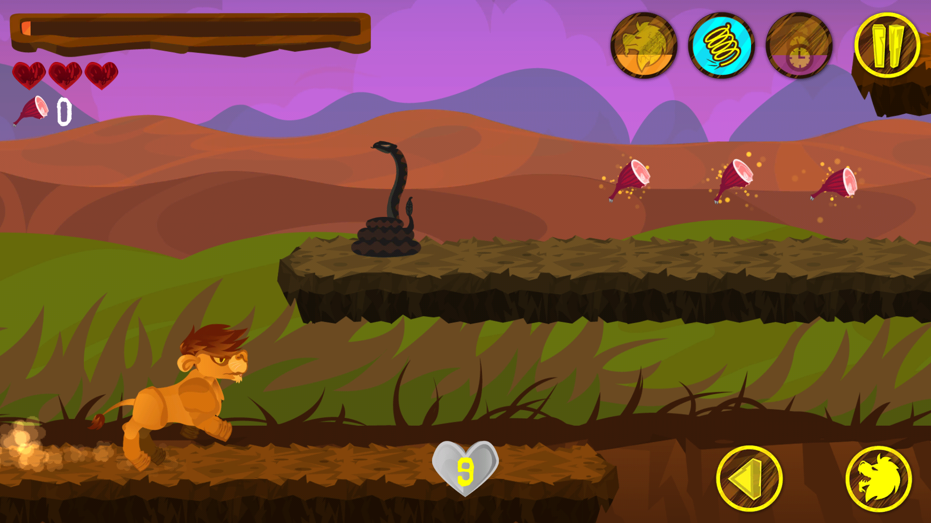 اسکرین شات 5 بازی Lion Run