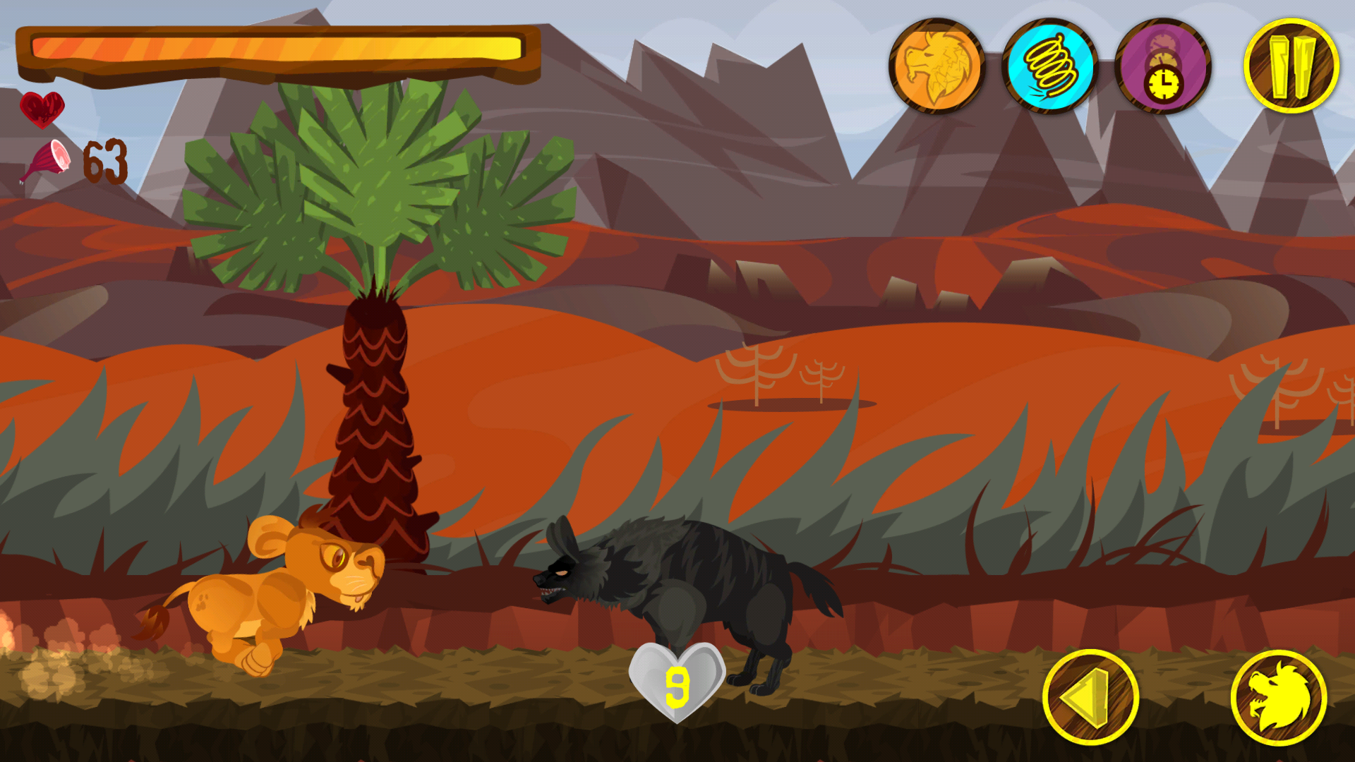 اسکرین شات 3 بازی Lion Run