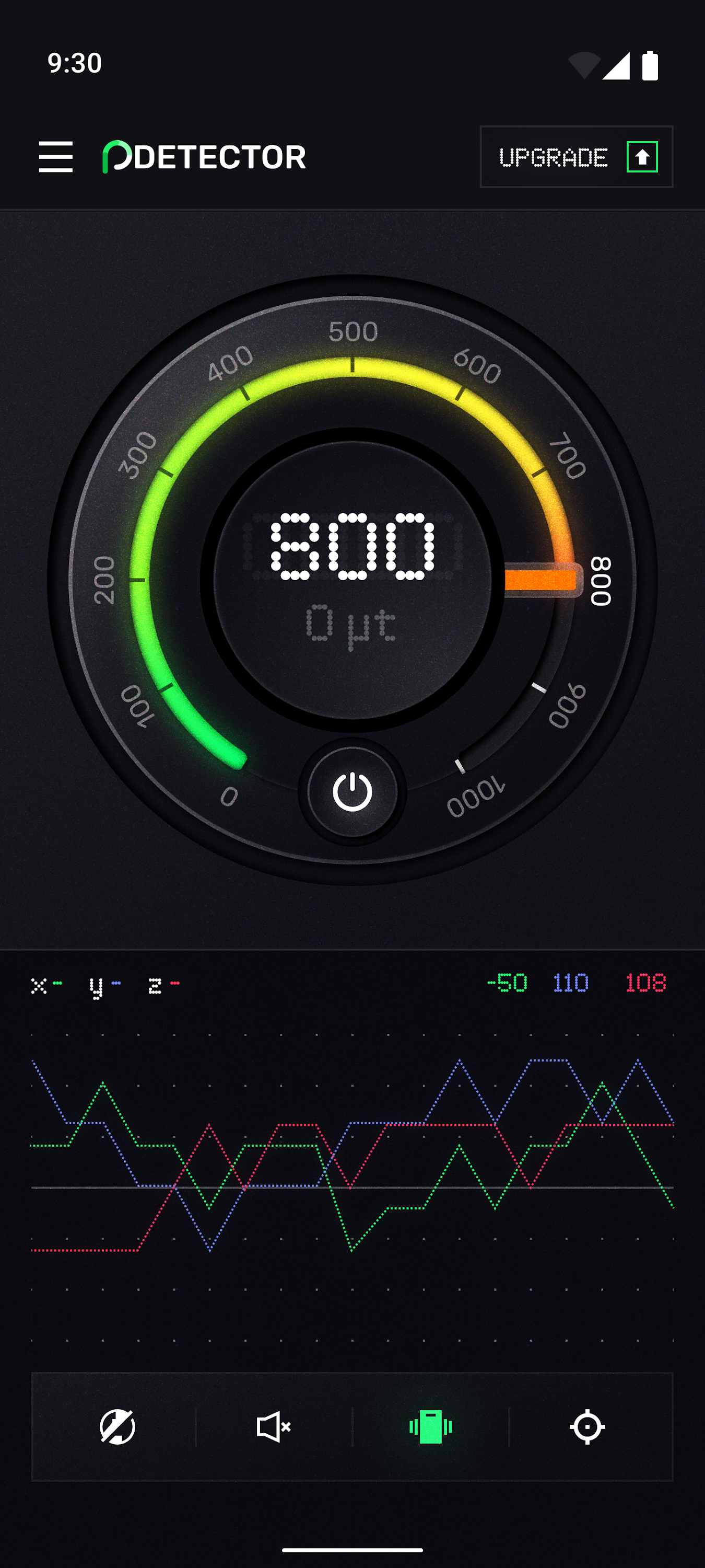 اسکرین شات 1 برنامه Perfect Metal Detector