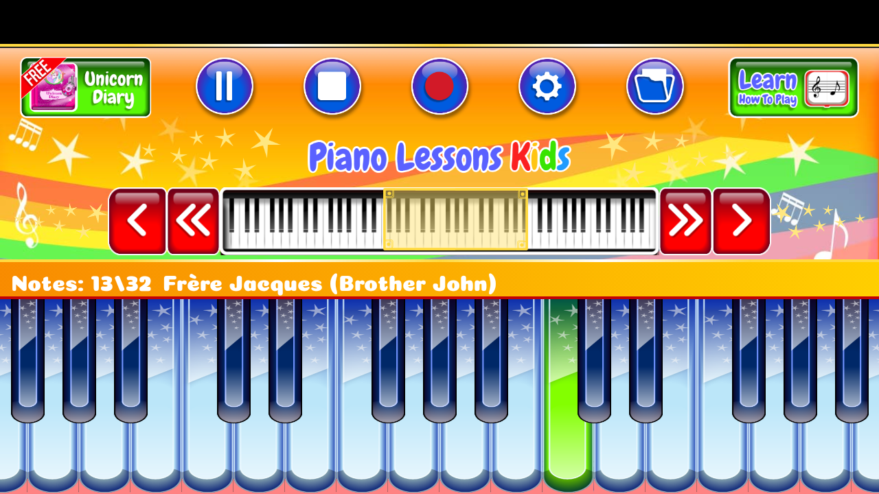 اسکرین شات 3 بازی Piano Lessons Kids