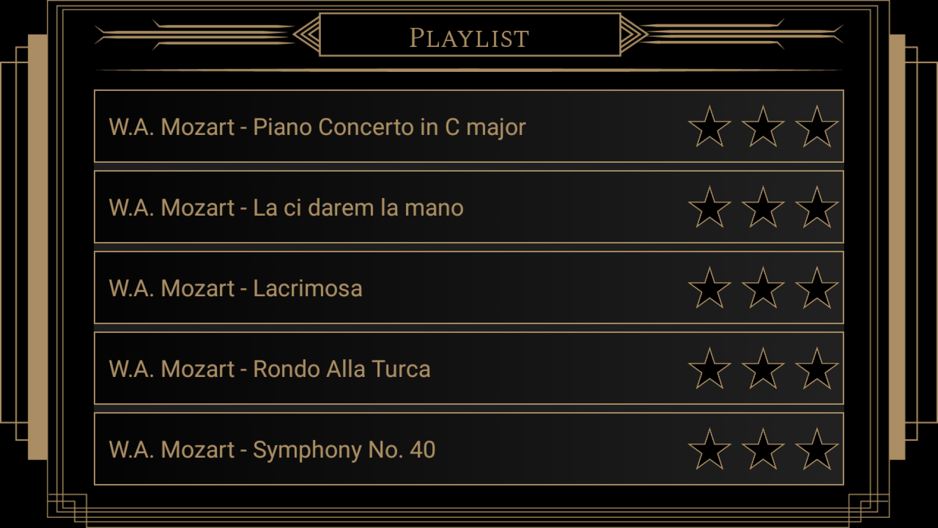 اسکرین شات 2 برنامه Piano Lessons Mozart