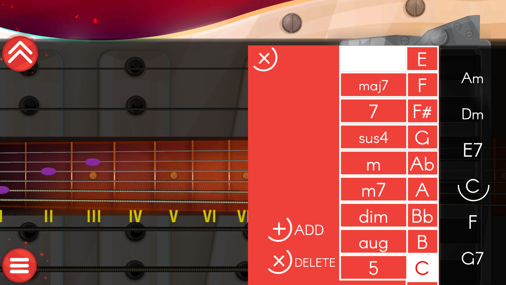اسکرین شات 6 برنامه Real Electric Guitar
