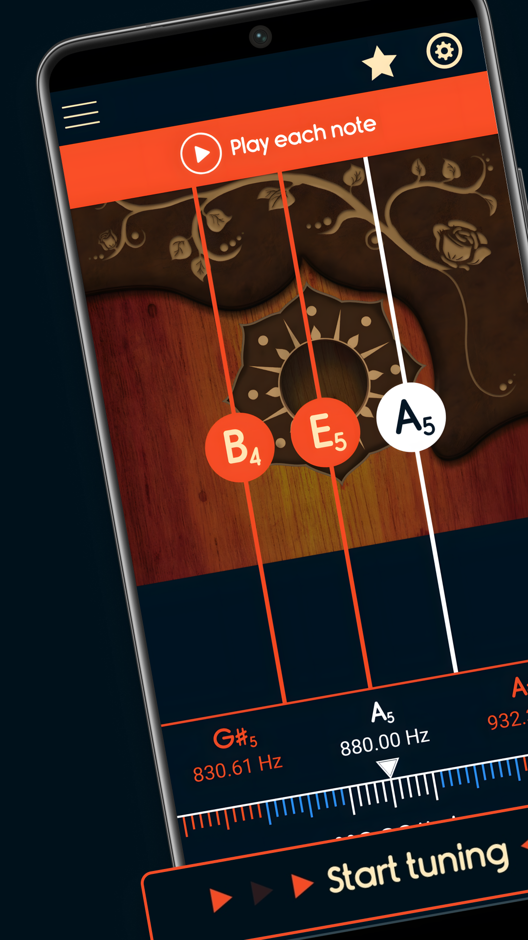 اسکرین شات 1 برنامه Master Balalaika Tuner