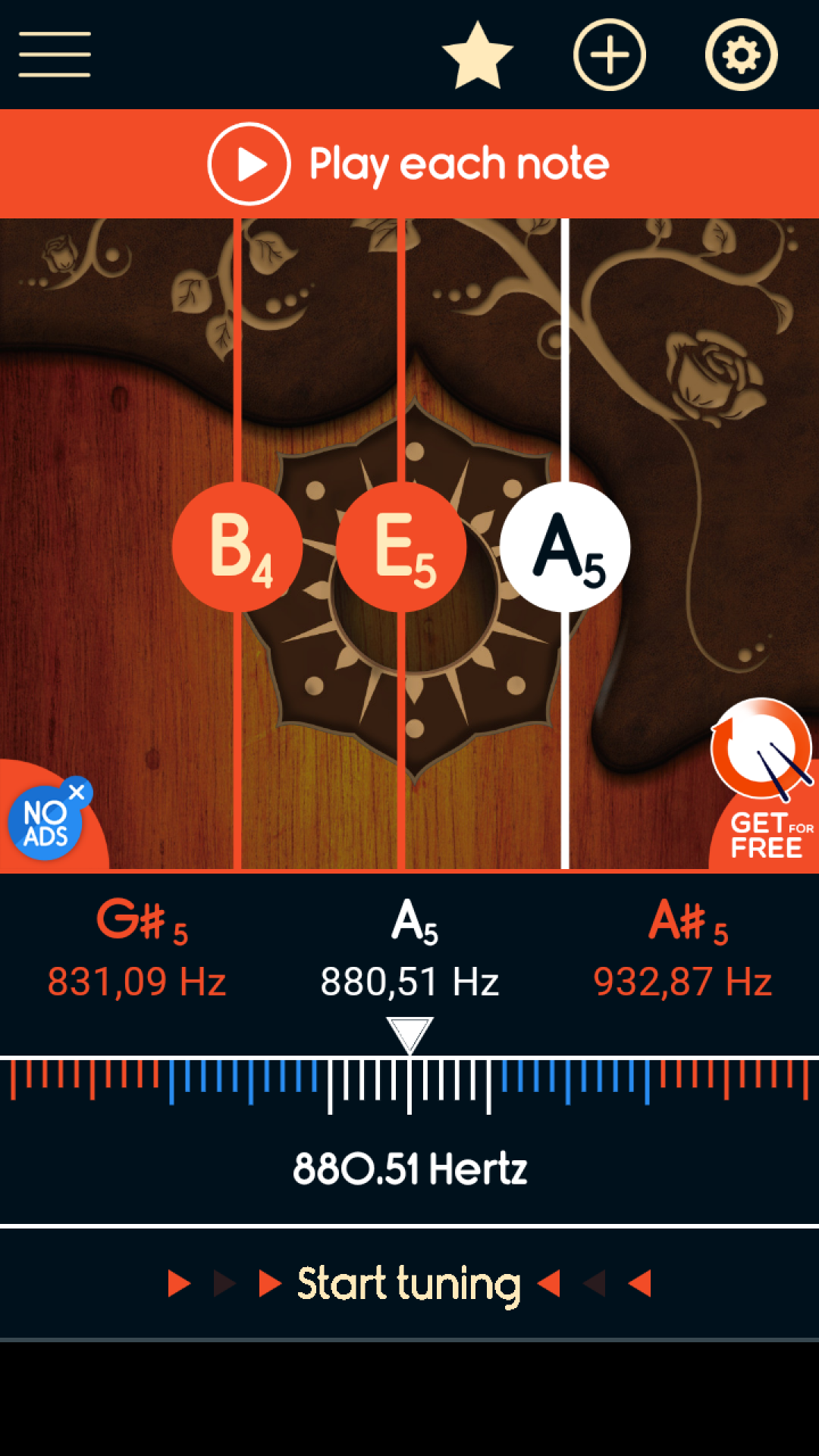 اسکرین شات 3 برنامه Master Balalaika Tuner