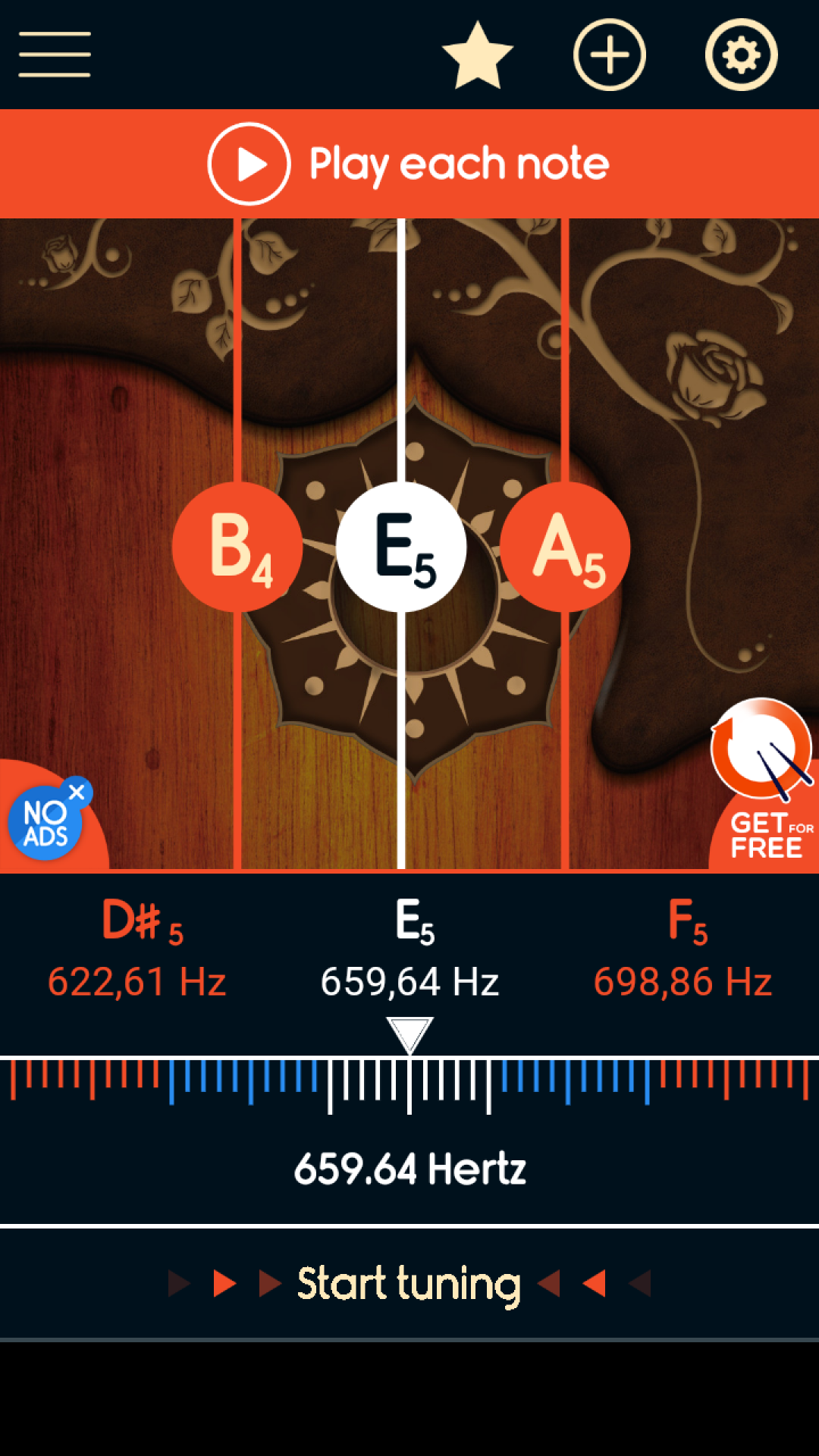 اسکرین شات 7 برنامه Master Balalaika Tuner