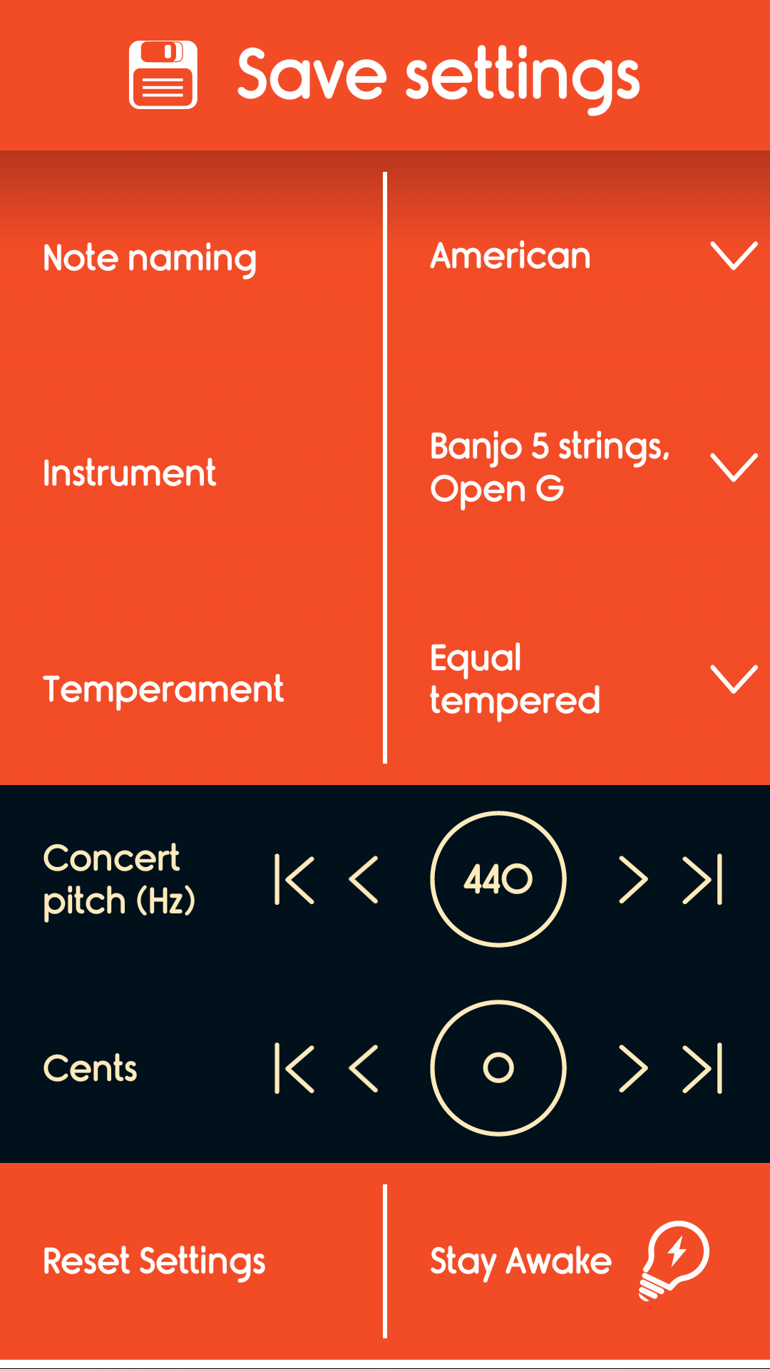 اسکرین شات 3 برنامه Master Banjo Tuner