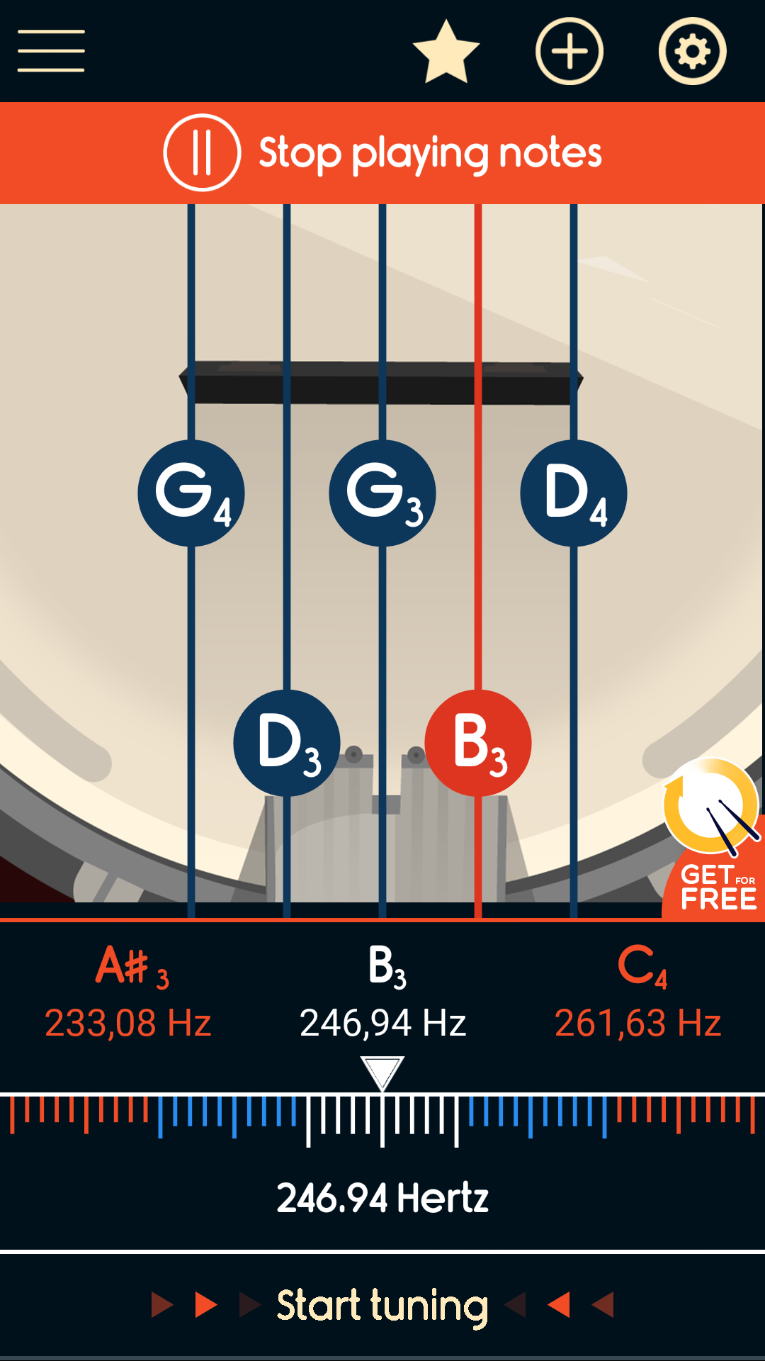اسکرین شات 7 برنامه Master Banjo Tuner