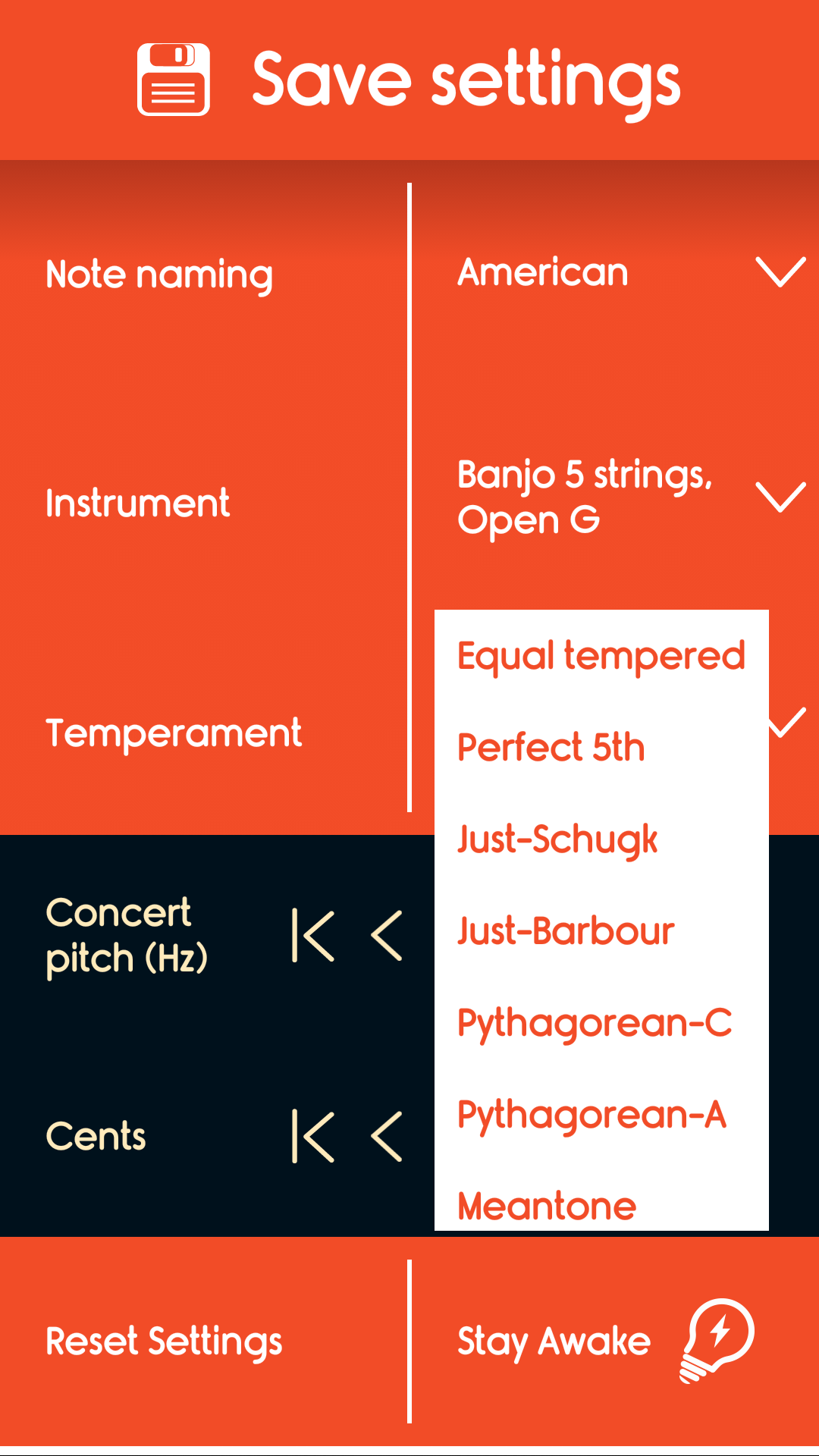 اسکرین شات 6 برنامه Master Banjo Tuner