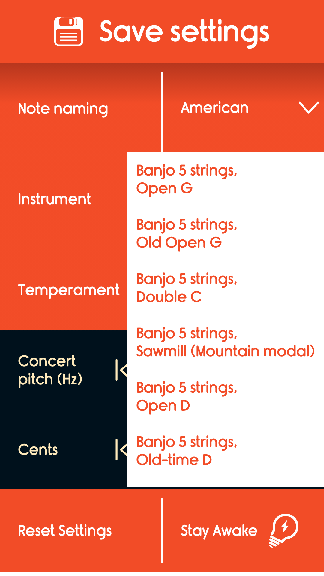 اسکرین شات 5 برنامه Master Banjo Tuner