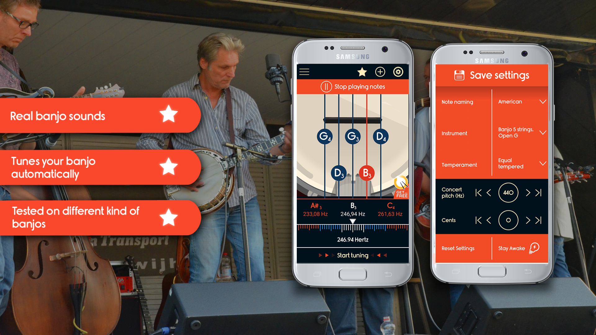 اسکرین شات 8 برنامه Master Banjo Tuner