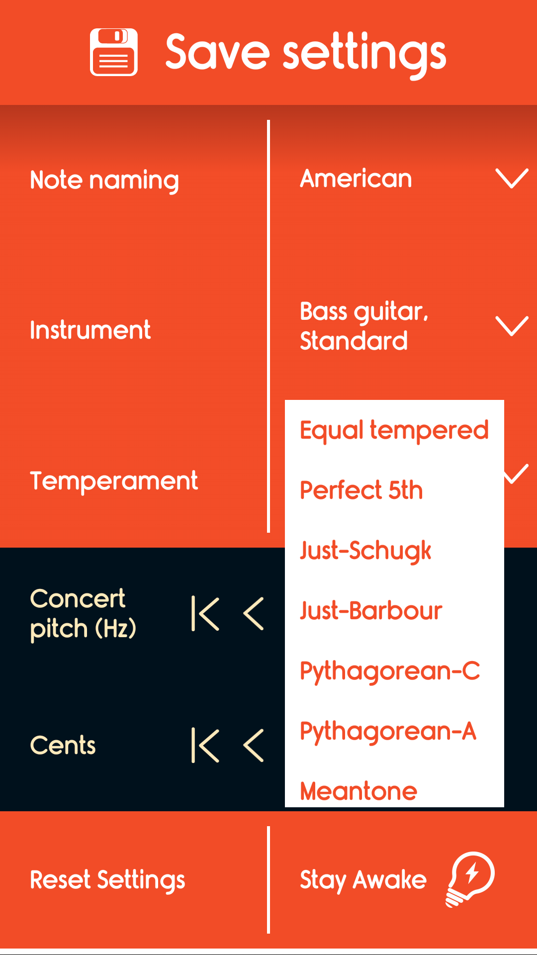 اسکرین شات 7 برنامه Master Bass Guitar Tuner