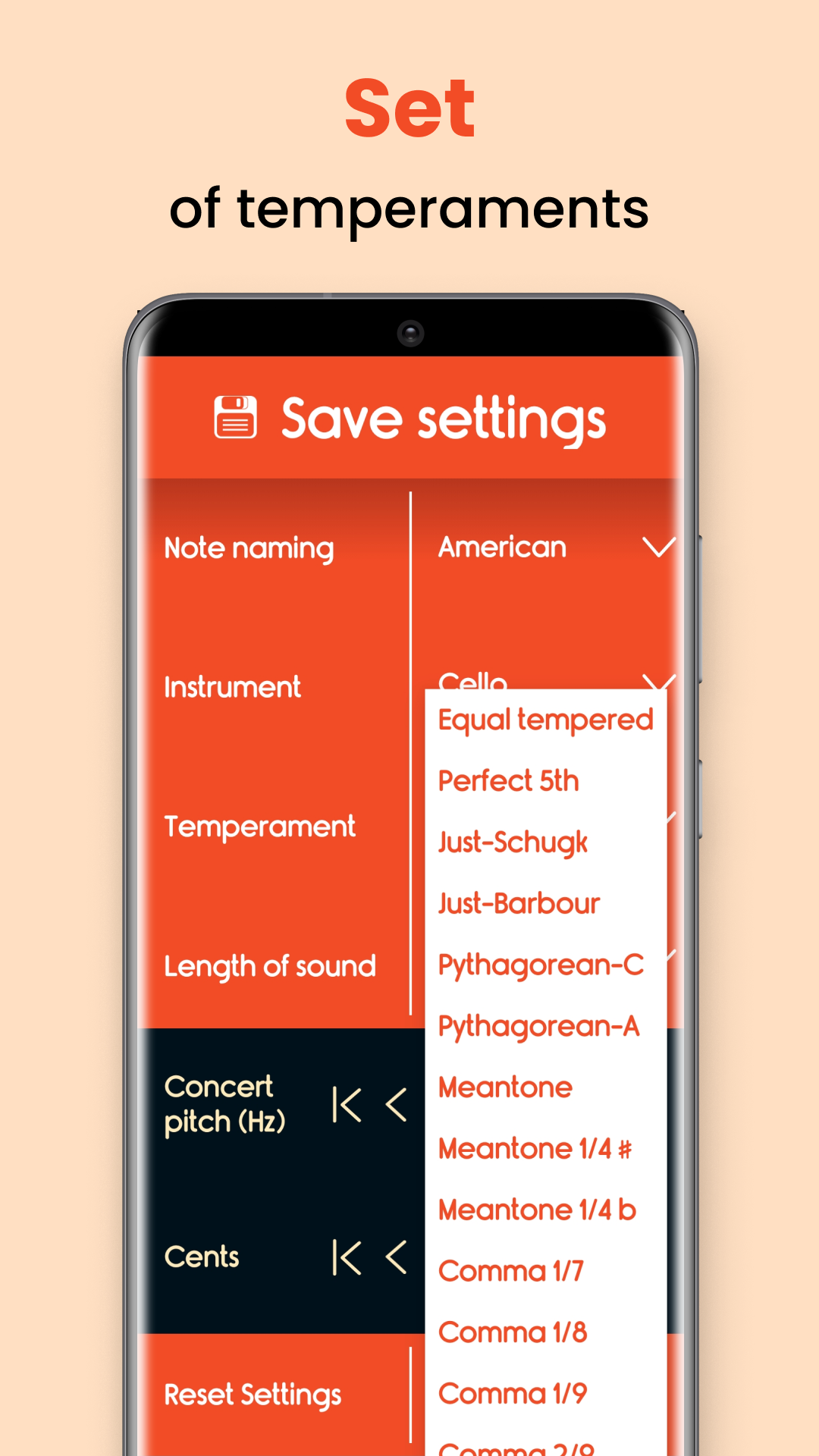 اسکرین شات 7 برنامه Master Violoncello Tuner