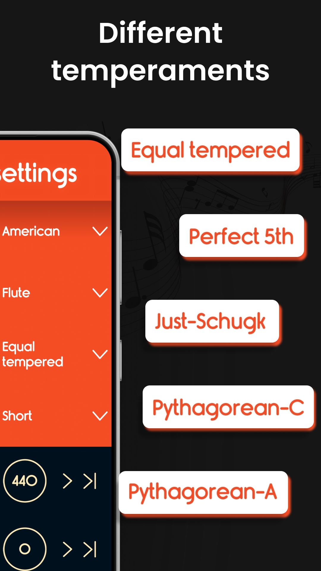 اسکرین شات 7 برنامه Master Flute Tuner