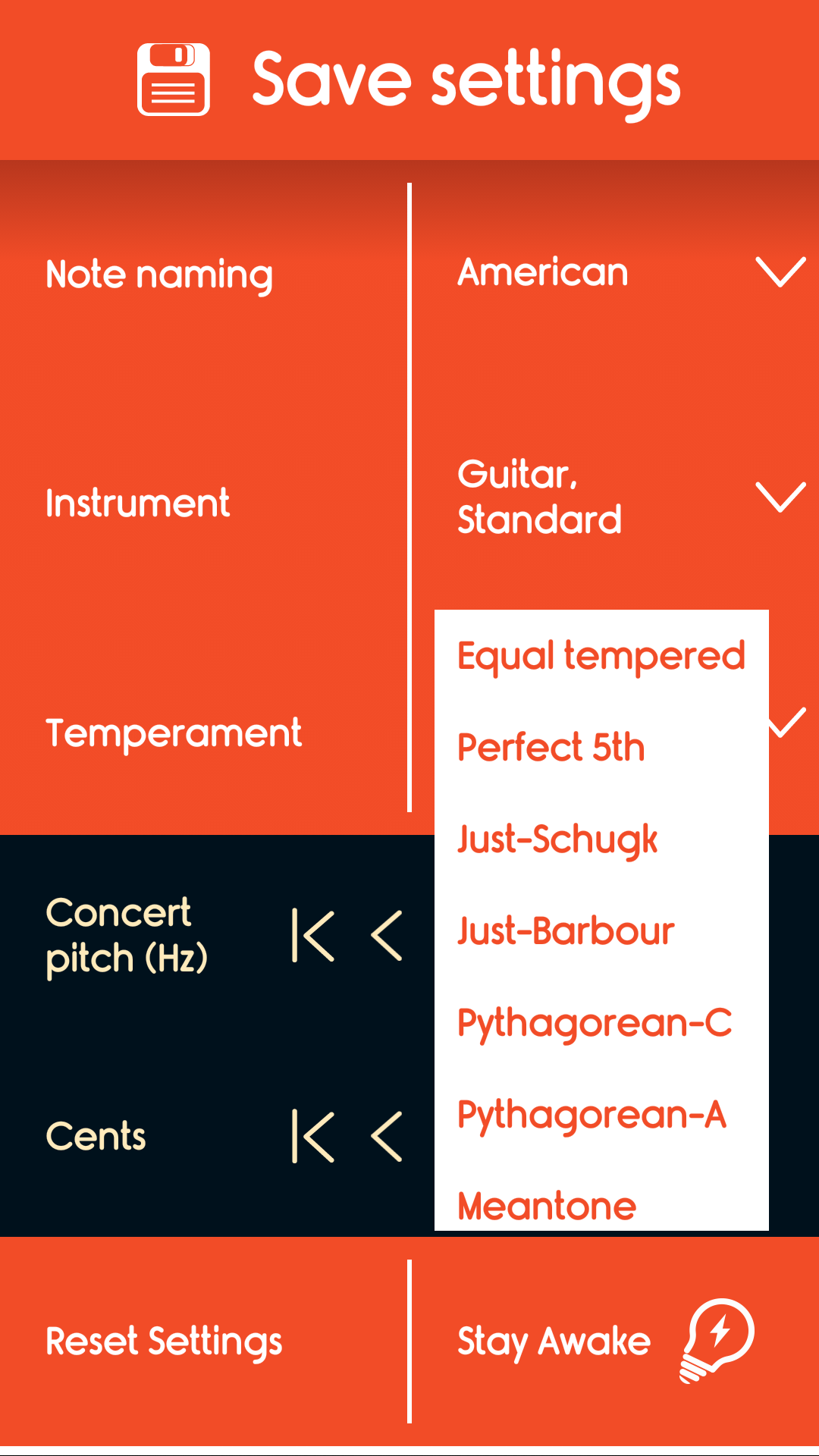 اسکرین شات 7 برنامه Master Guitar Tuner
