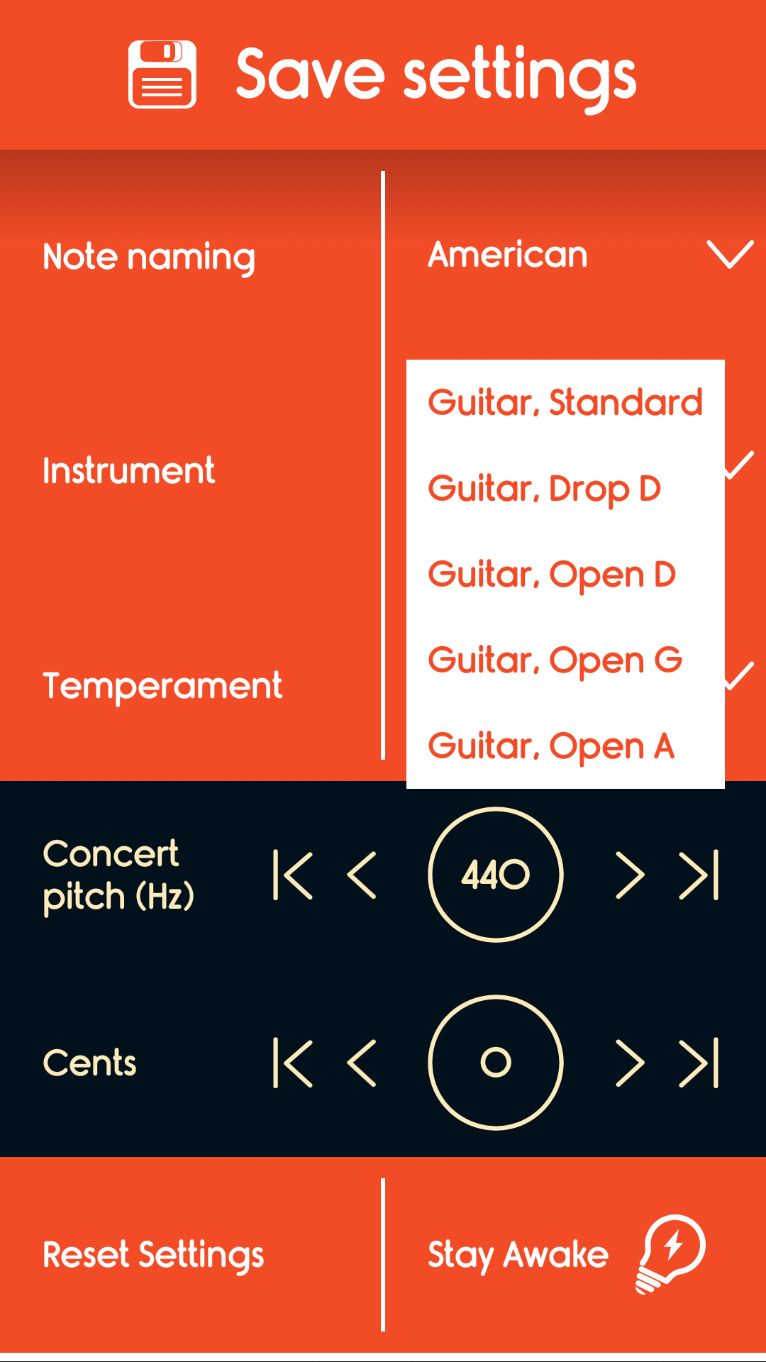 اسکرین شات 6 برنامه Master Guitar Tuner