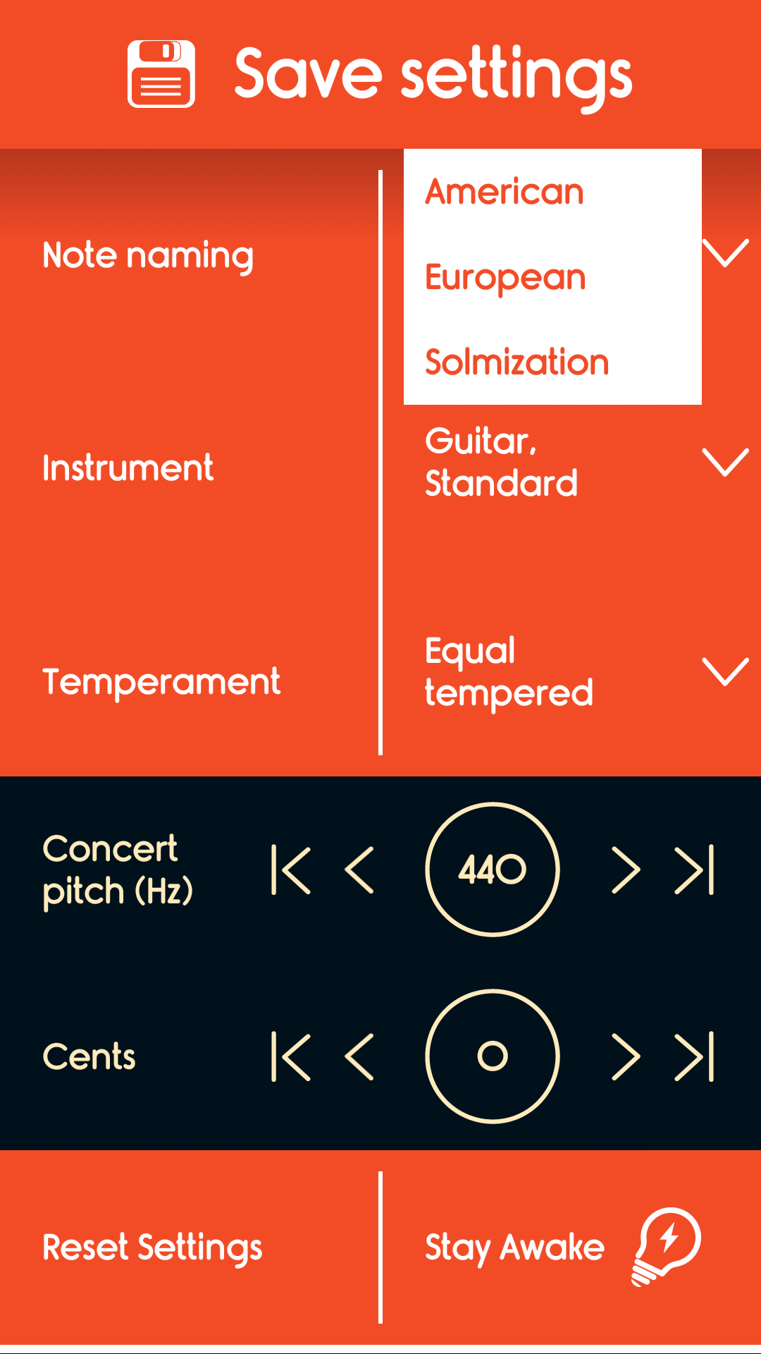 اسکرین شات 5 برنامه Master Guitar Tuner