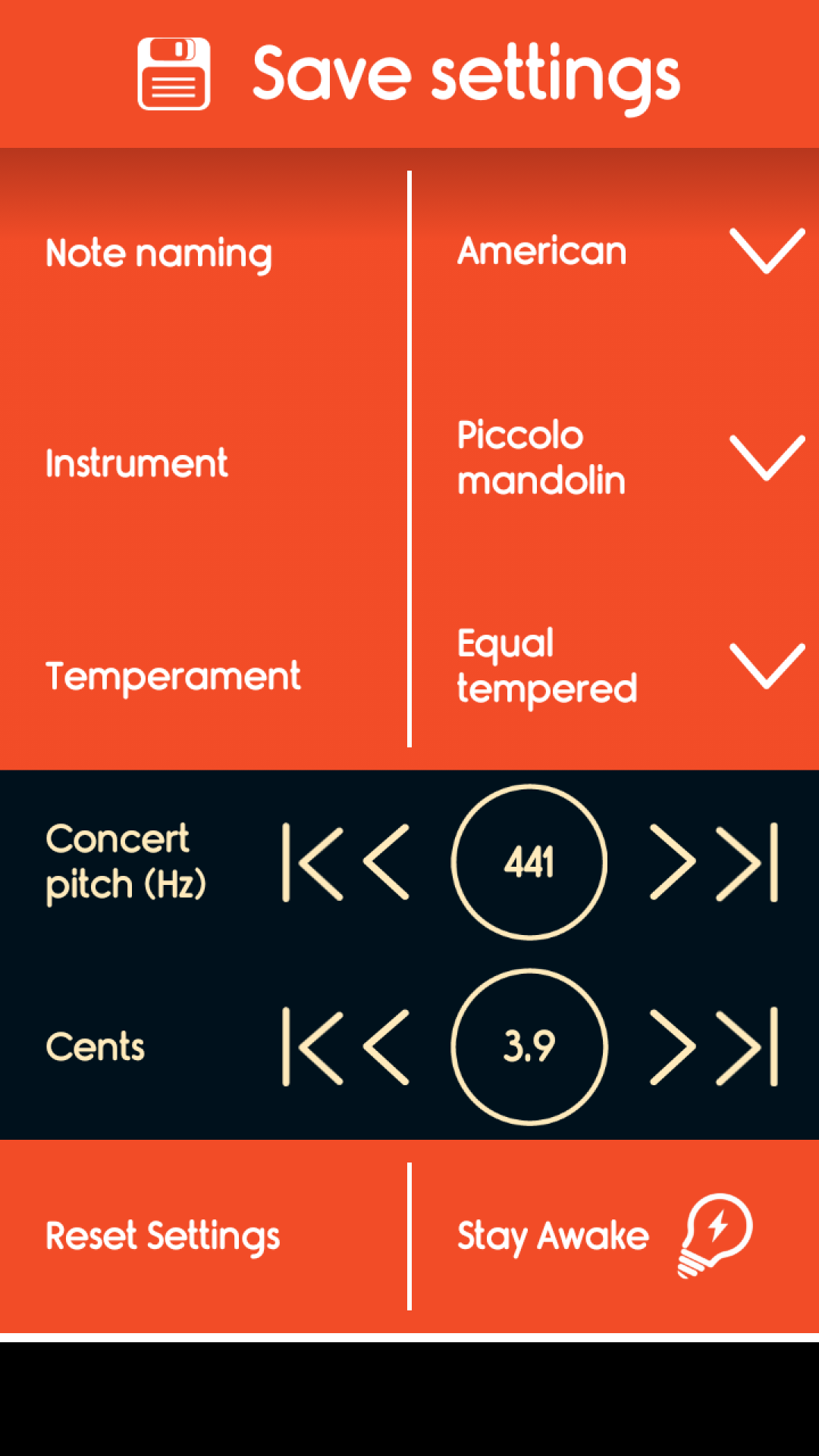 اسکرین شات 2 برنامه Master Mandolin Tuner