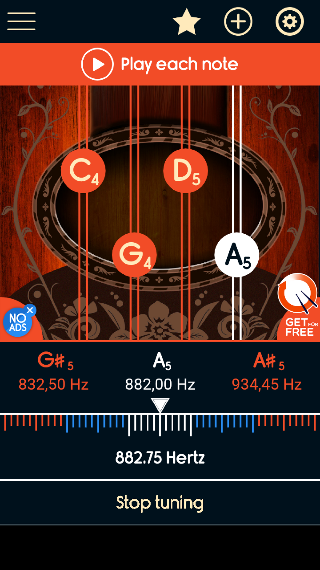 اسکرین شات 7 برنامه Master Mandolin Tuner