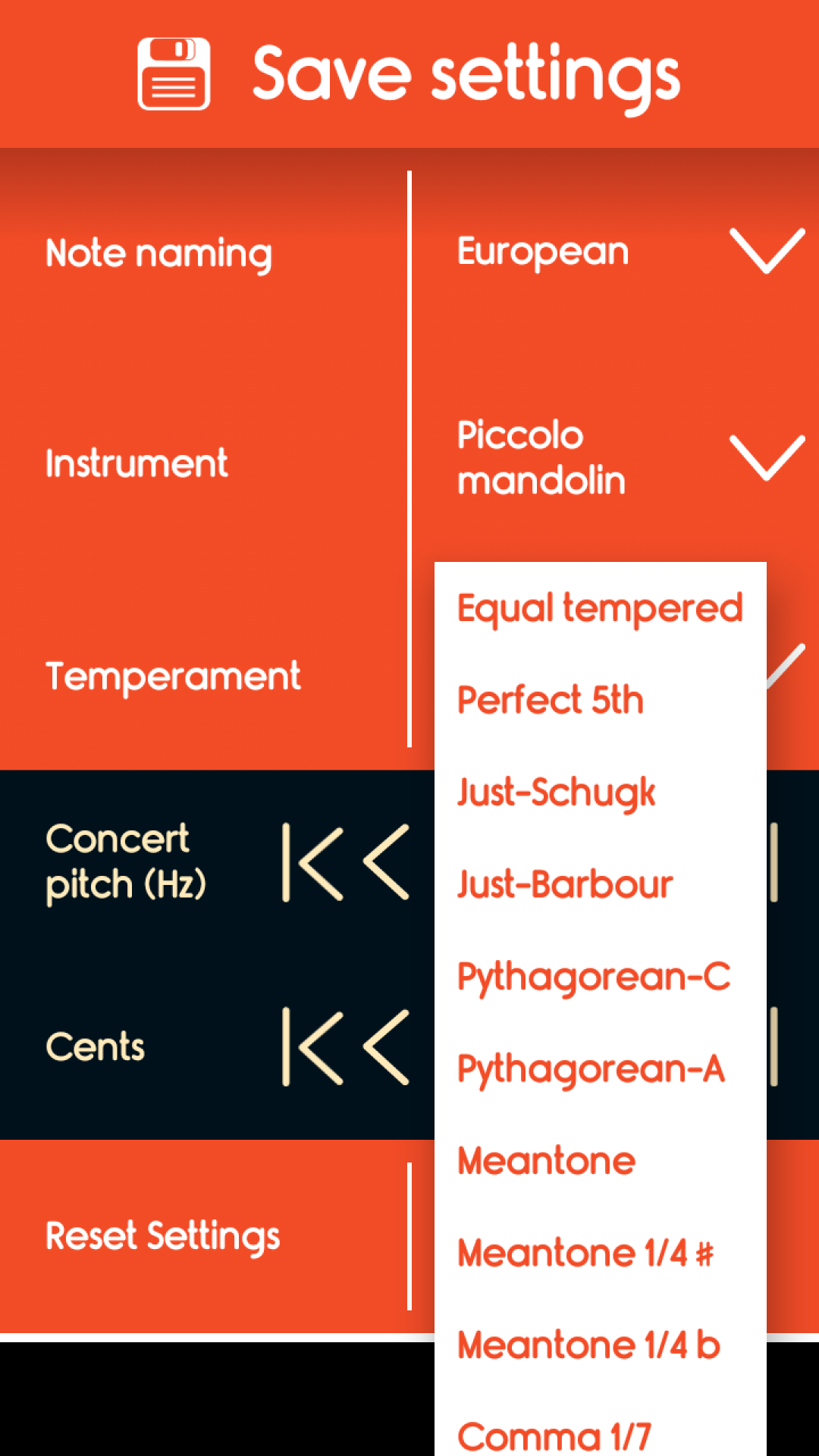 اسکرین شات 6 برنامه Master Mandolin Tuner