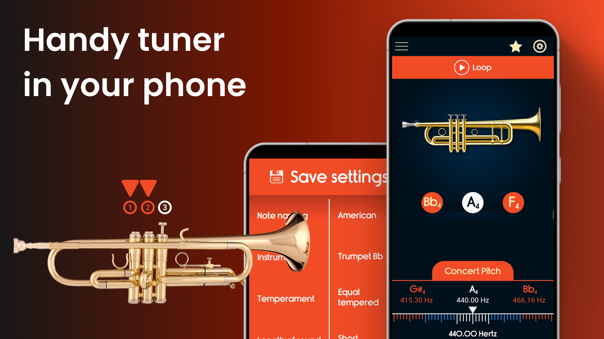 اسکرین شات 8 برنامه Master Trumpet Tuner