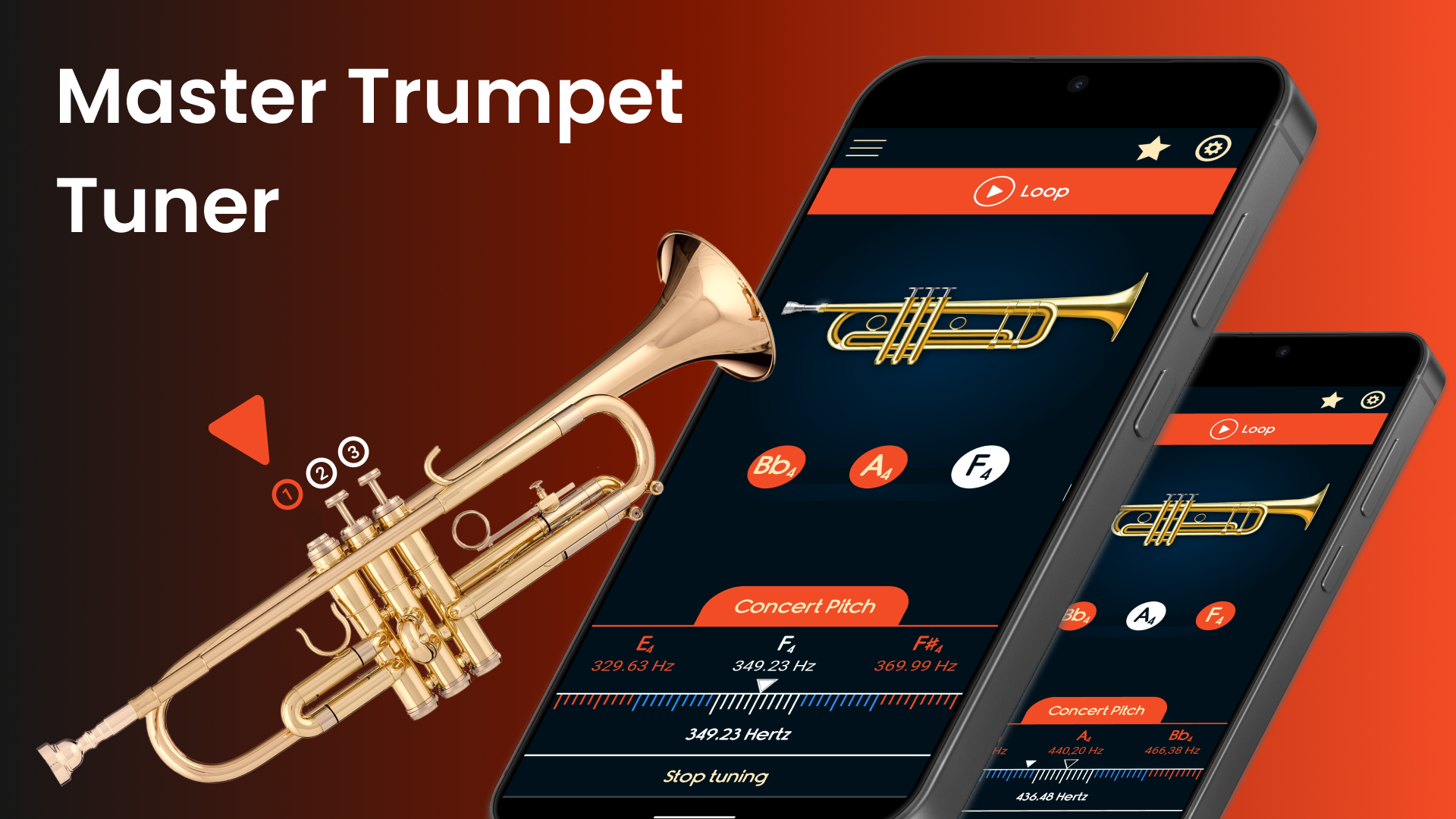 اسکرین شات 7 برنامه Master Trumpet Tuner