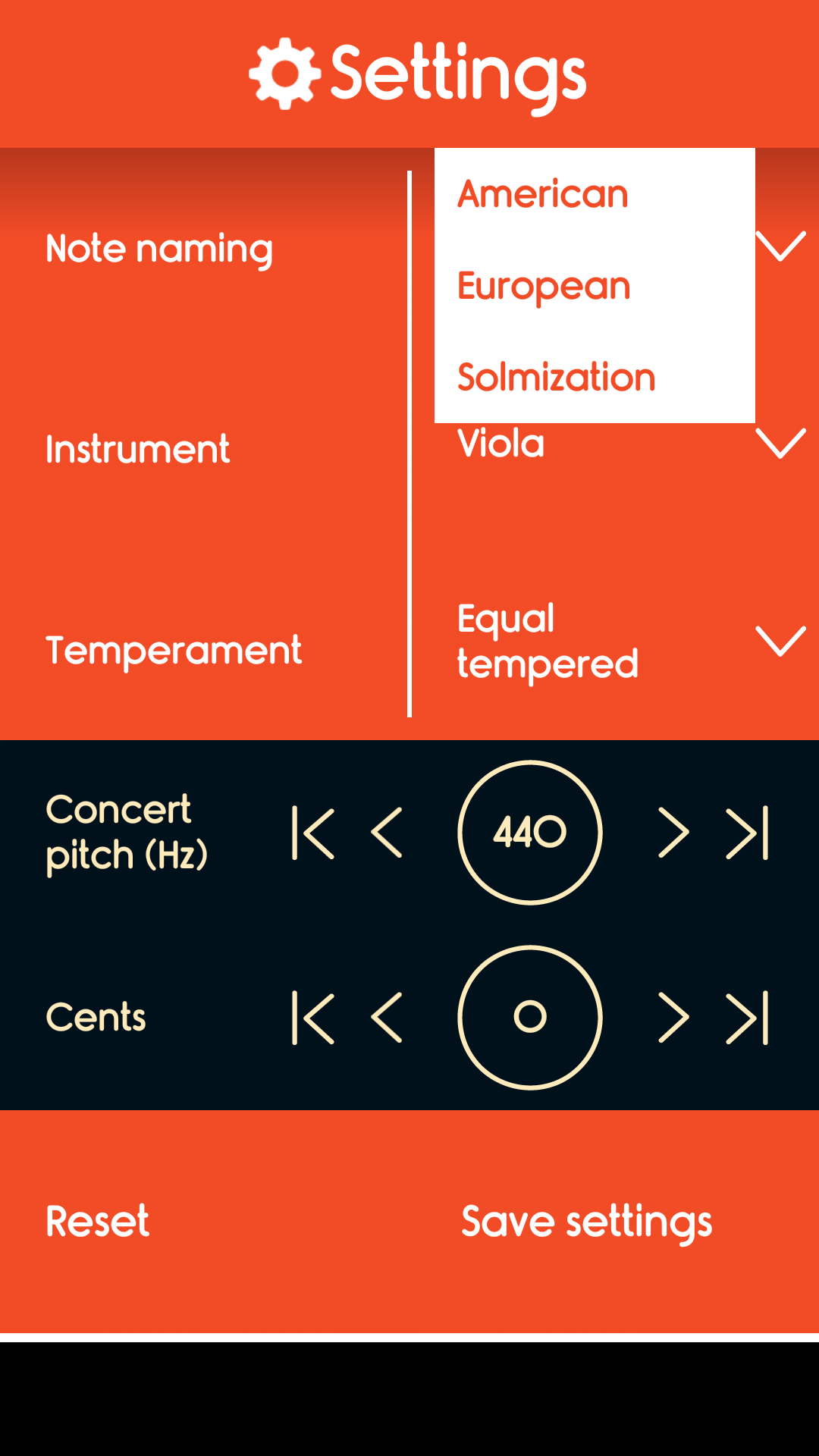 اسکرین شات 6 برنامه Master Viola Tuner