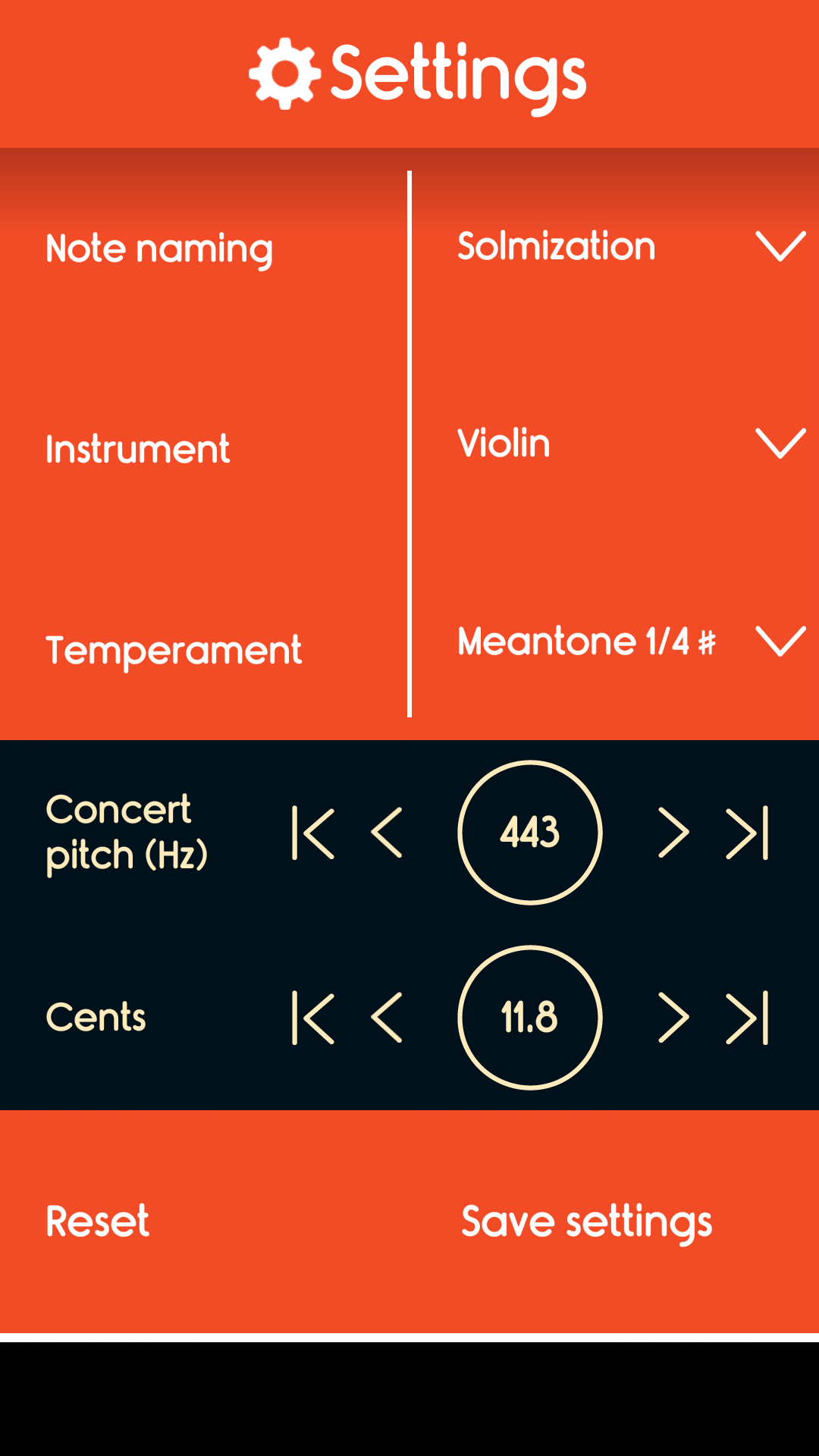 اسکرین شات 3 برنامه Master Violin Tuner