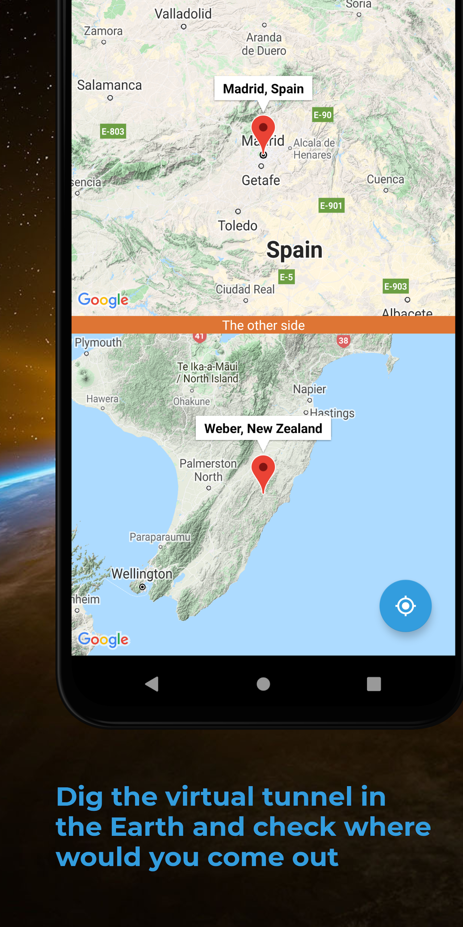 اسکرین شات 2 برنامه Earth Tunnel