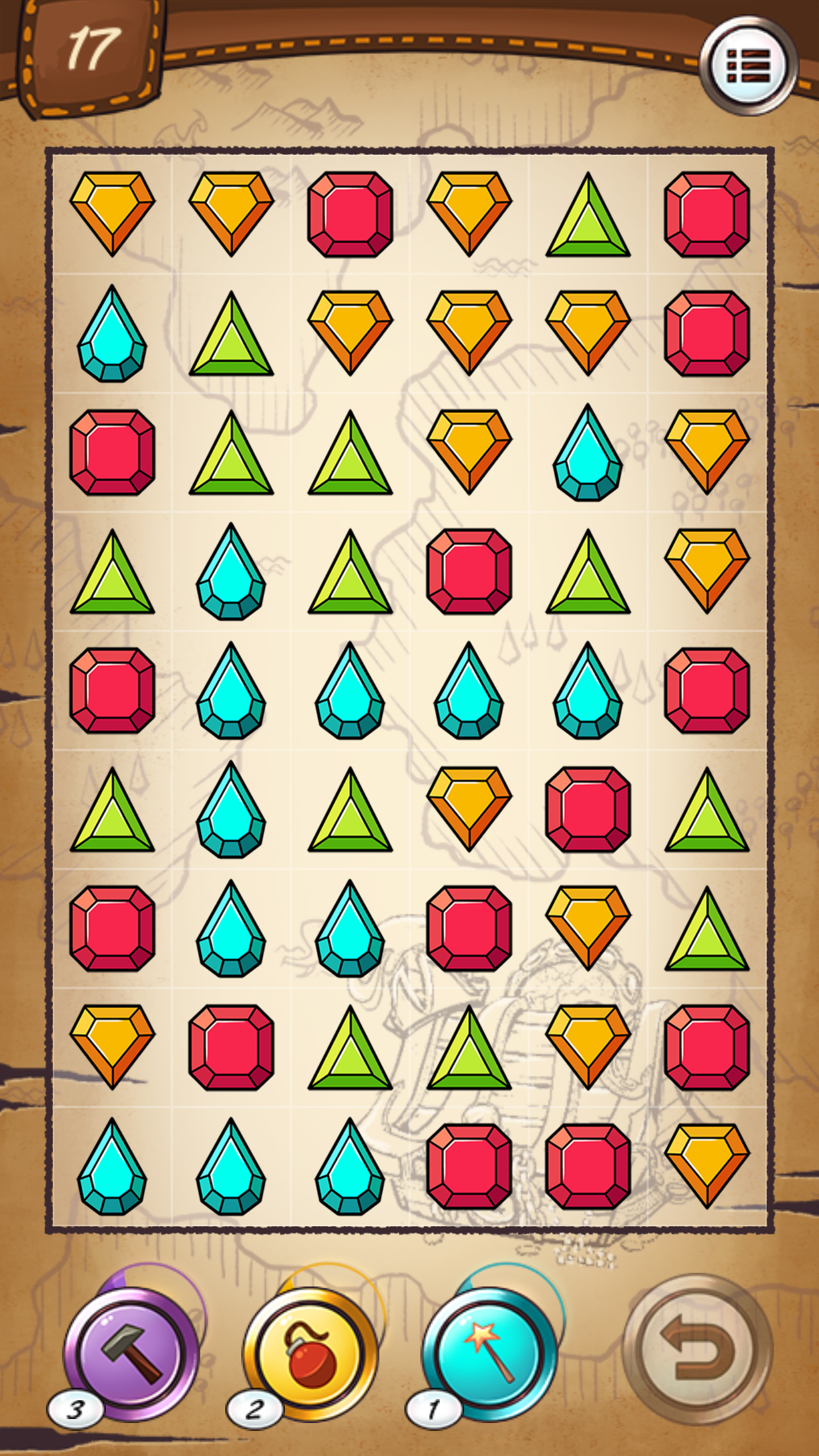 اسکرین شات 5 بازی Jewels Treasure Hunter