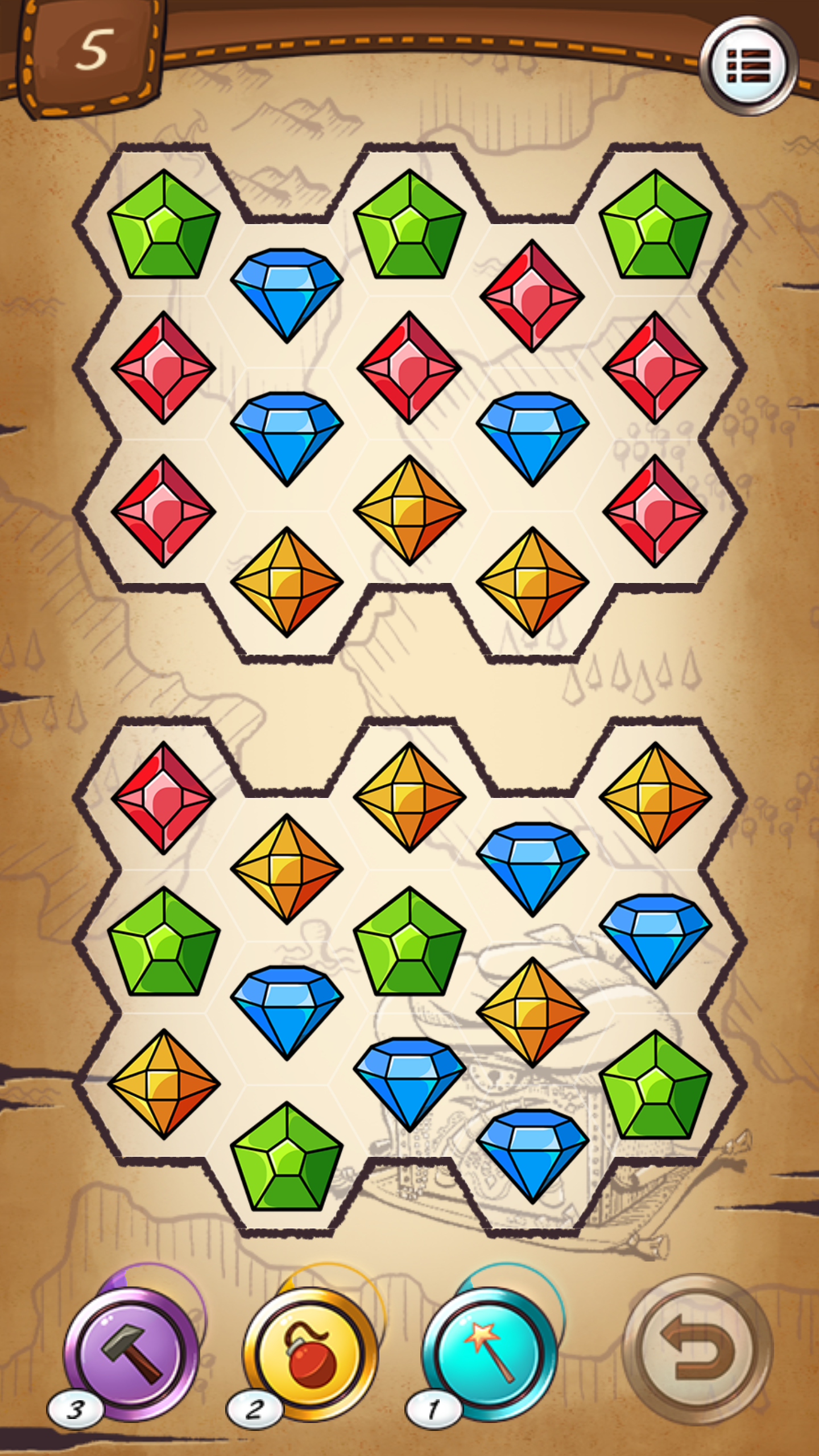 اسکرین شات 8 بازی Jewels Treasure Hunter
