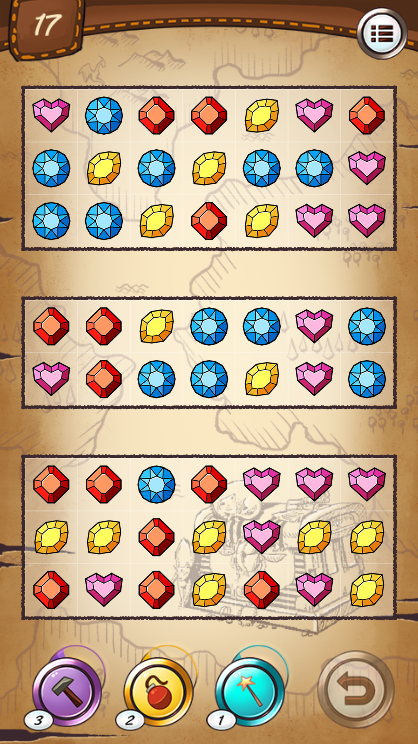 اسکرین شات 4 بازی Jewels Treasure Hunter