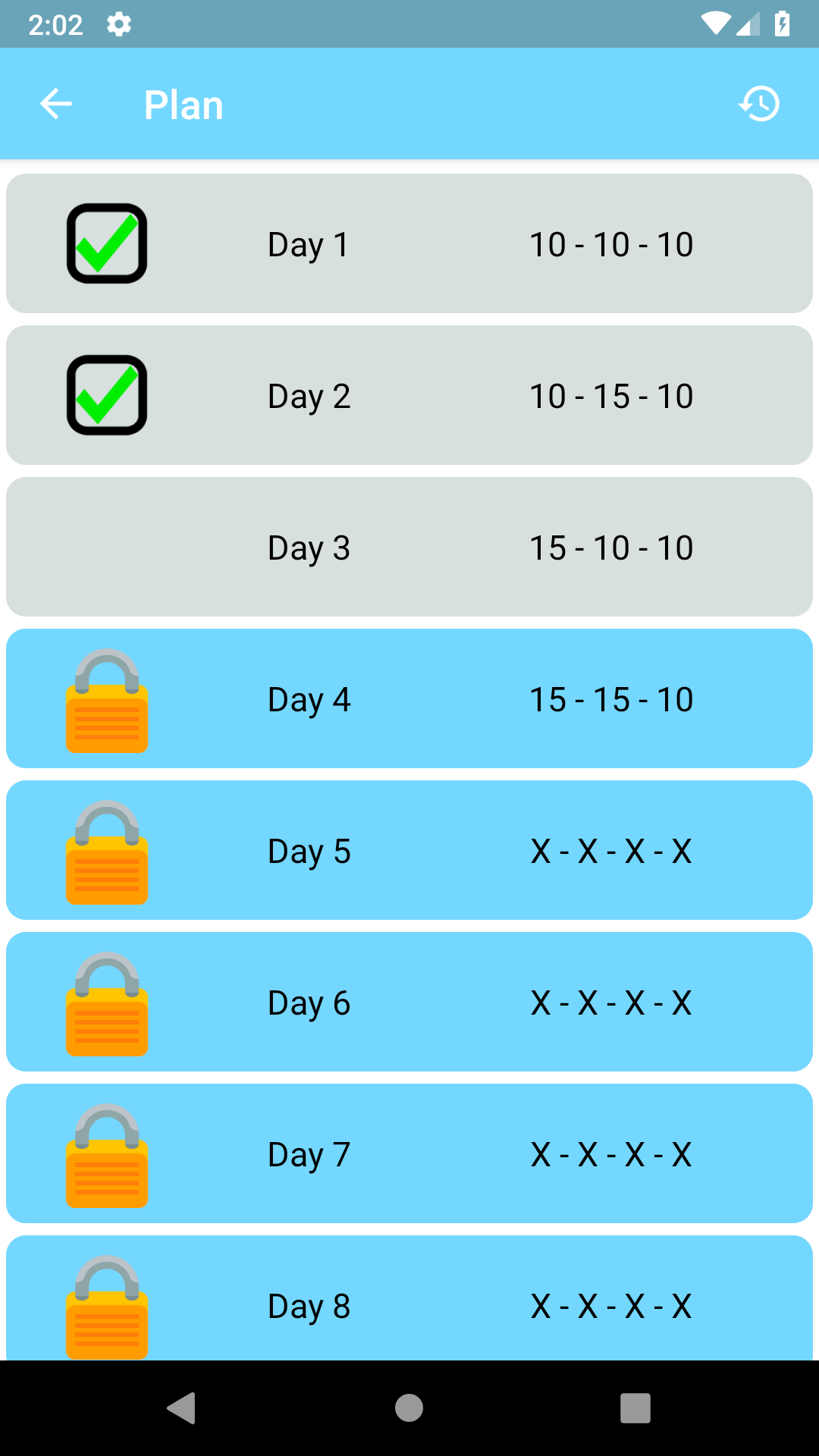 اسکرین شات 3 برنامه Plank - 21 Day Challenge
