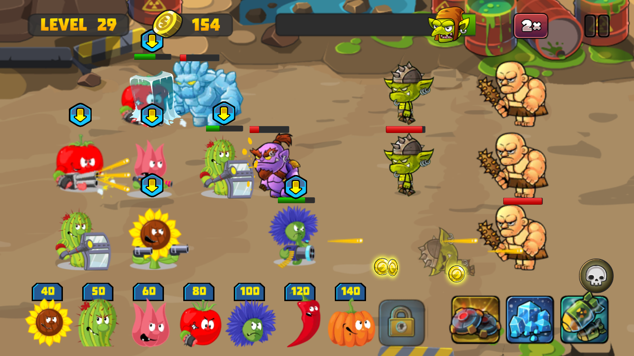 اسکرین شات 1 بازی Plants vs Goblins 3