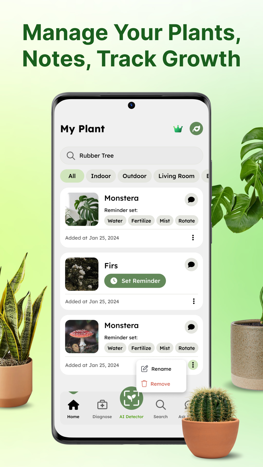 اسکرین شات 4 برنامه Plant Identifier