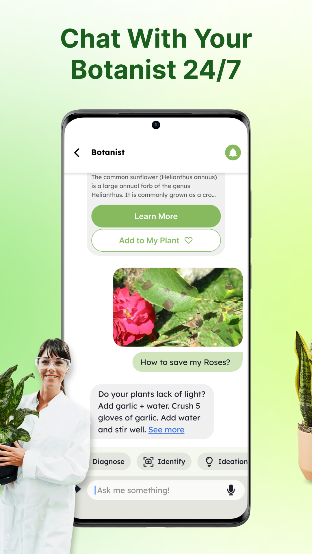 اسکرین شات 5 برنامه Plant Identifier