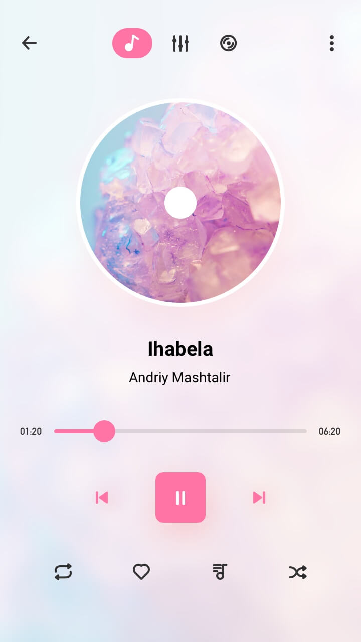 اسکرین شات 1 برنامه Play Music - MP3 Music Player