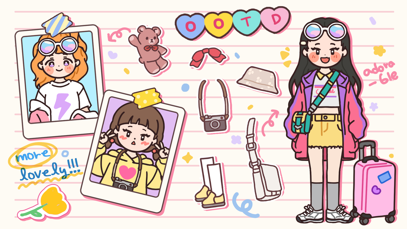 اسکرین شات 1 بازی Character Coordi : Fashion
