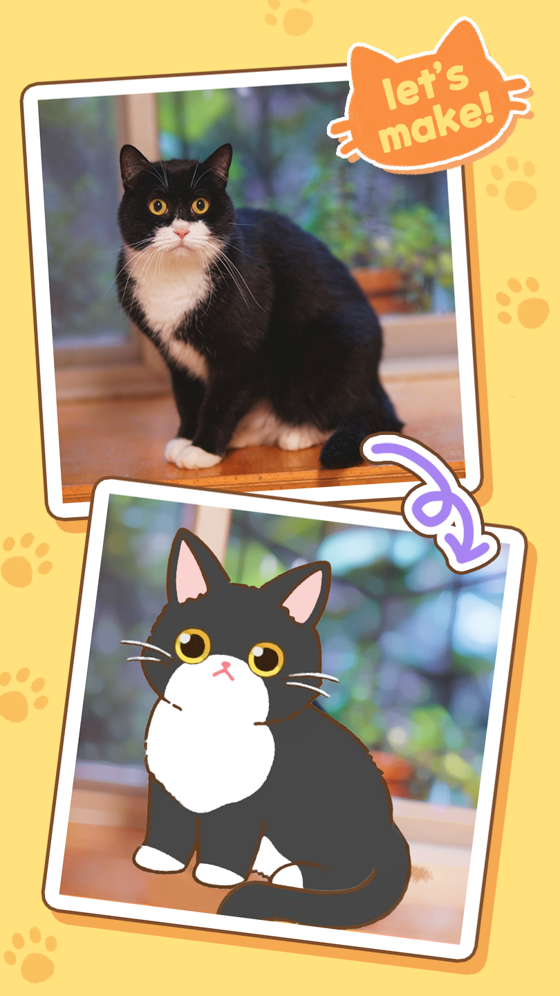 اسکرین شات 4 بازی Decorating a cat