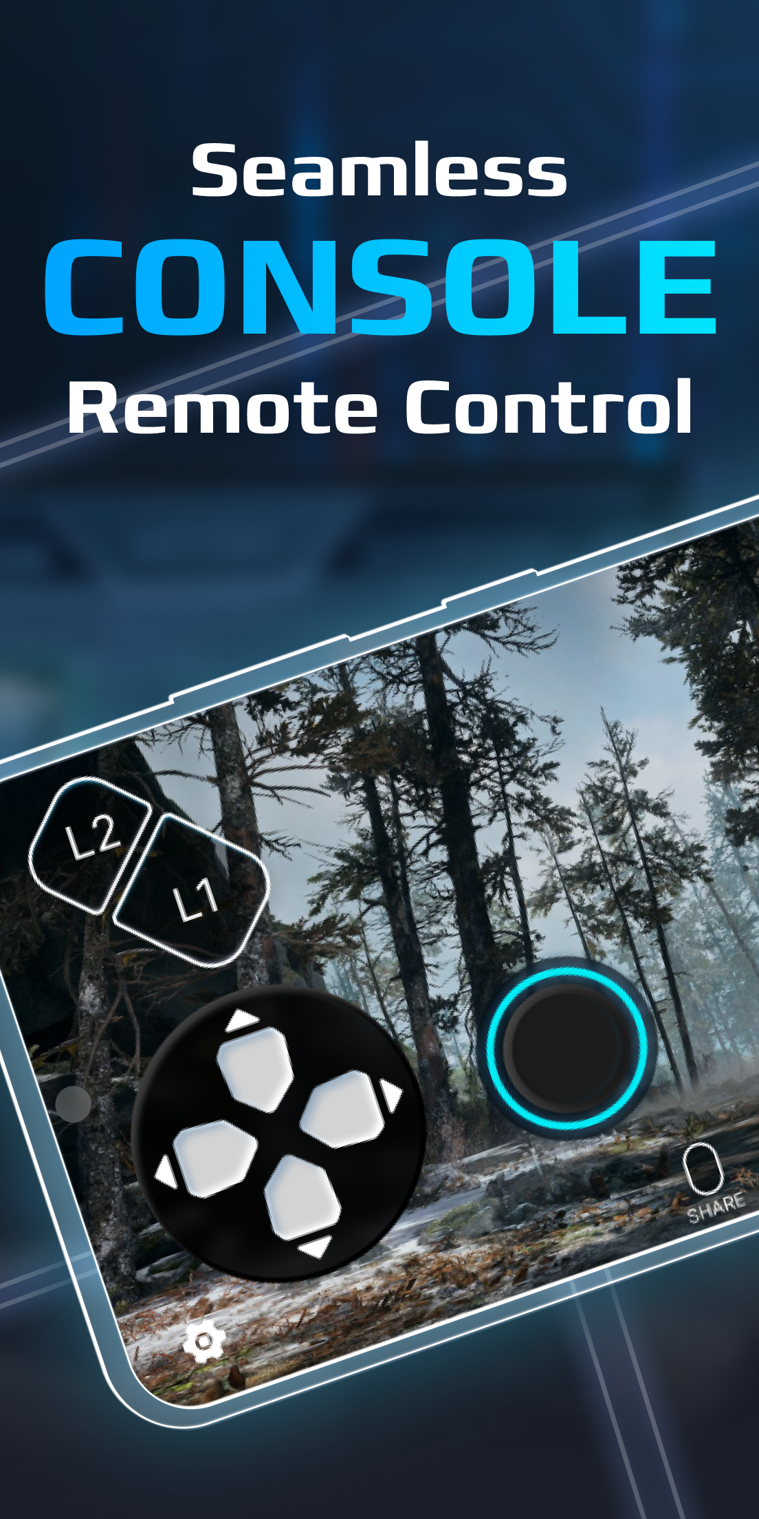 اسکرین شات 1 برنامه Game Remote Controller for PS