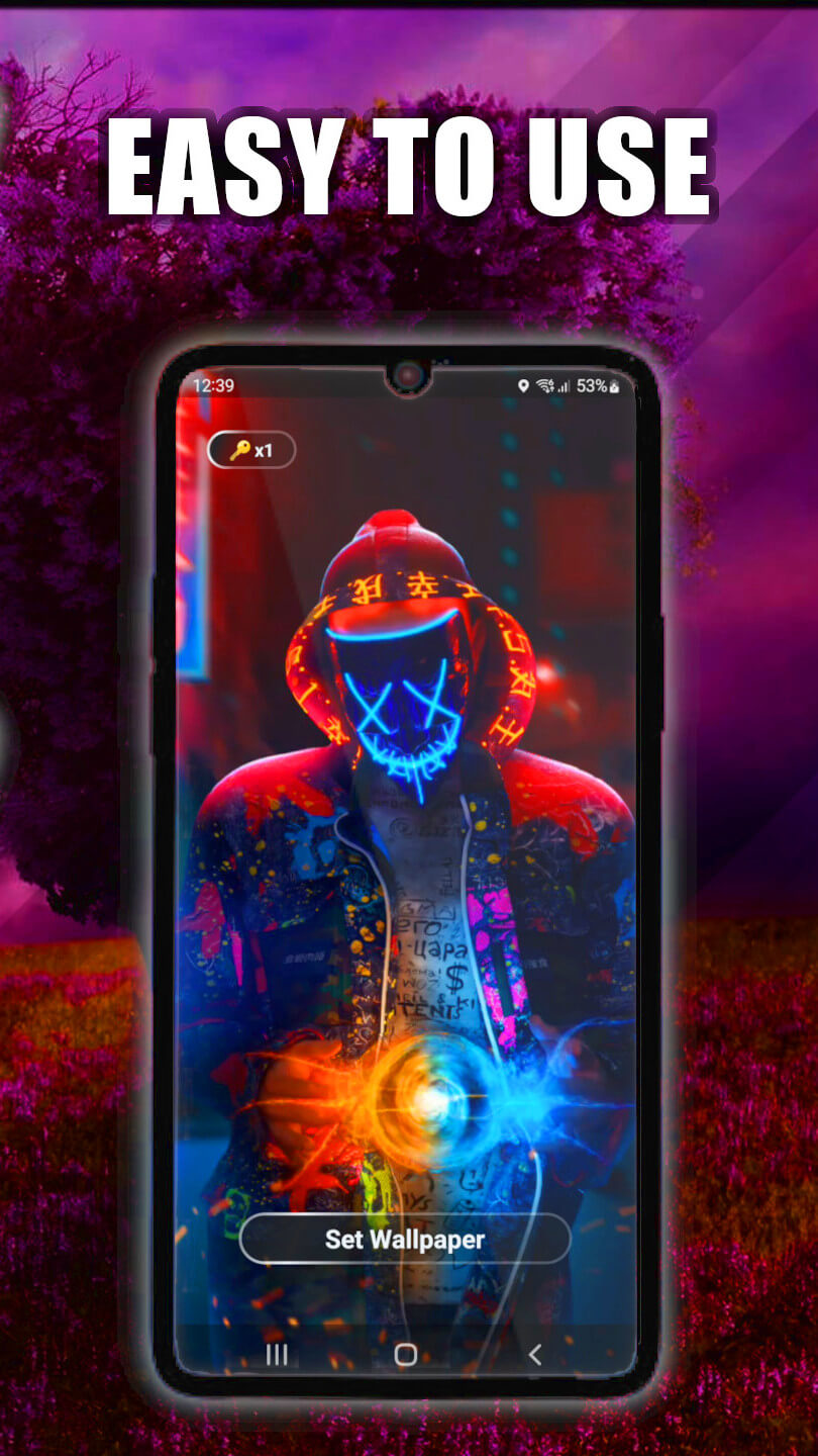 اسکرین شات 3 برنامه Love Live Wallpaper