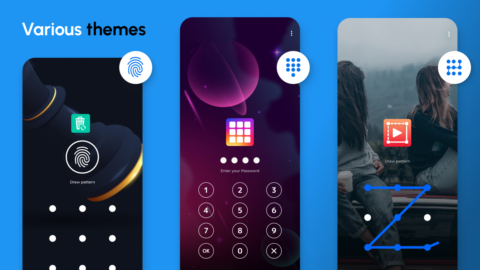 اسکرین شات 8 برنامه Fingerprint Lock Screen