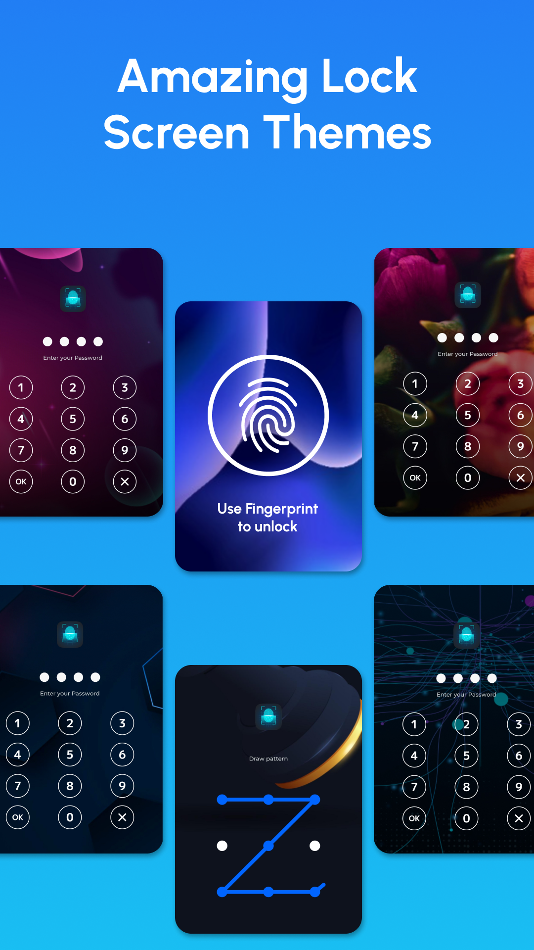 اسکرین شات 4 برنامه Fingerprint Lock Screen
