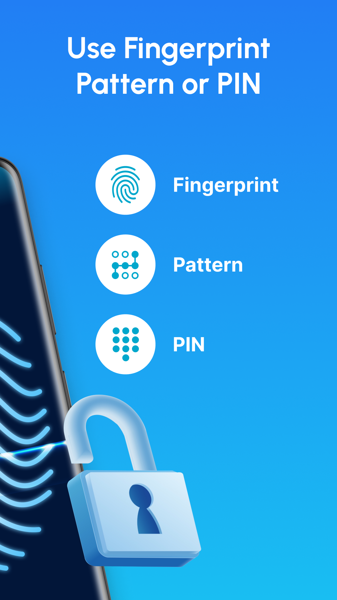 اسکرین شات 2 برنامه Fingerprint Lock Screen