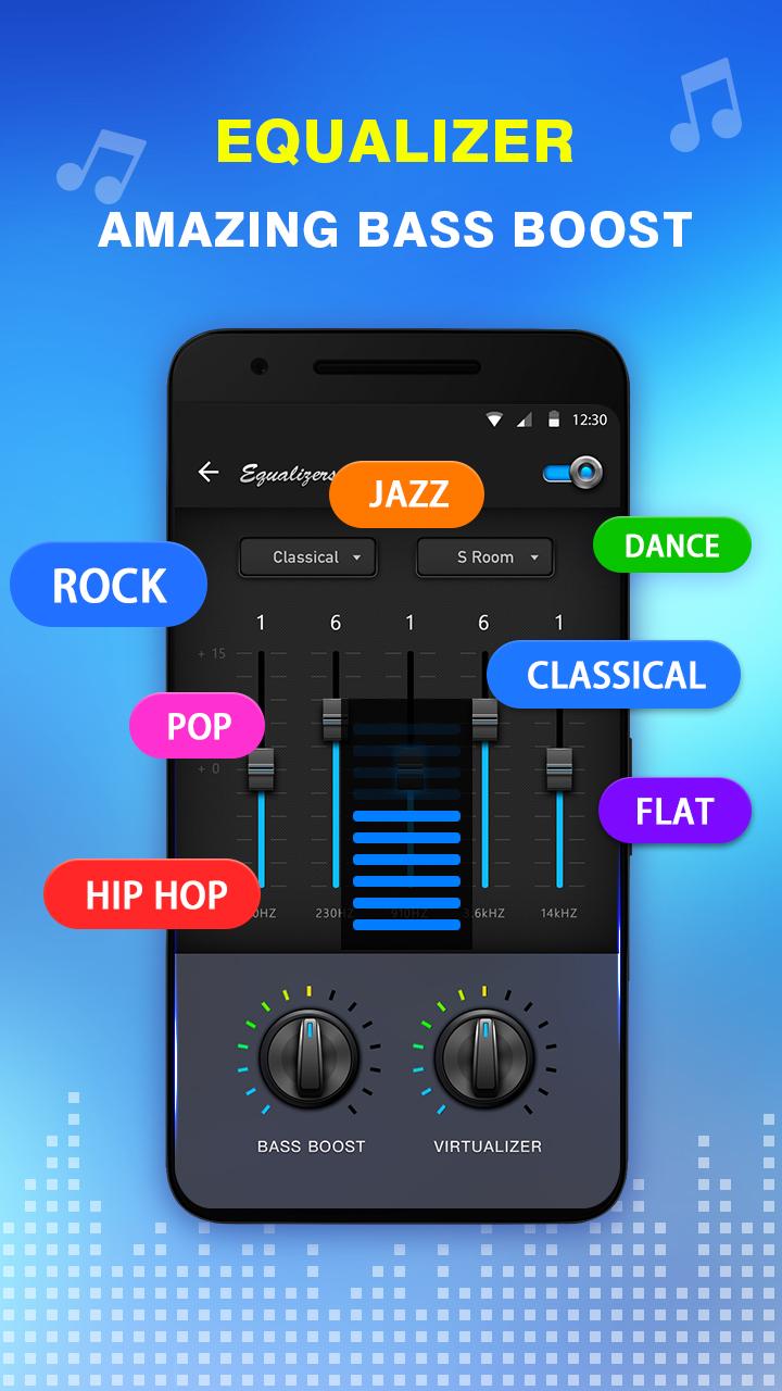 اسکرین شات 5 برنامه Bass Equalizer & Pod Music
