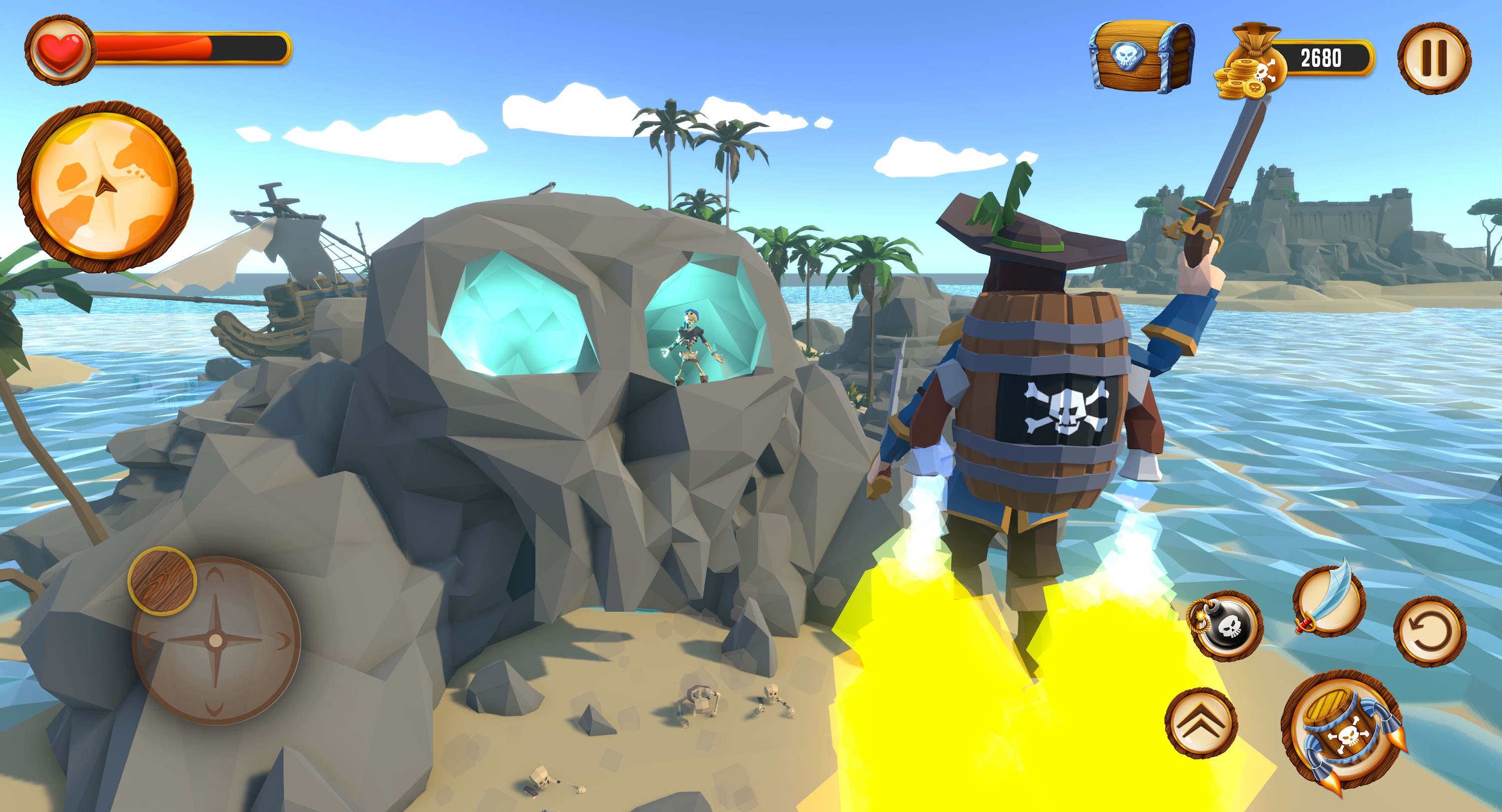 اسکرین شات 4 بازی Pirate Polygon Caribbean Sea